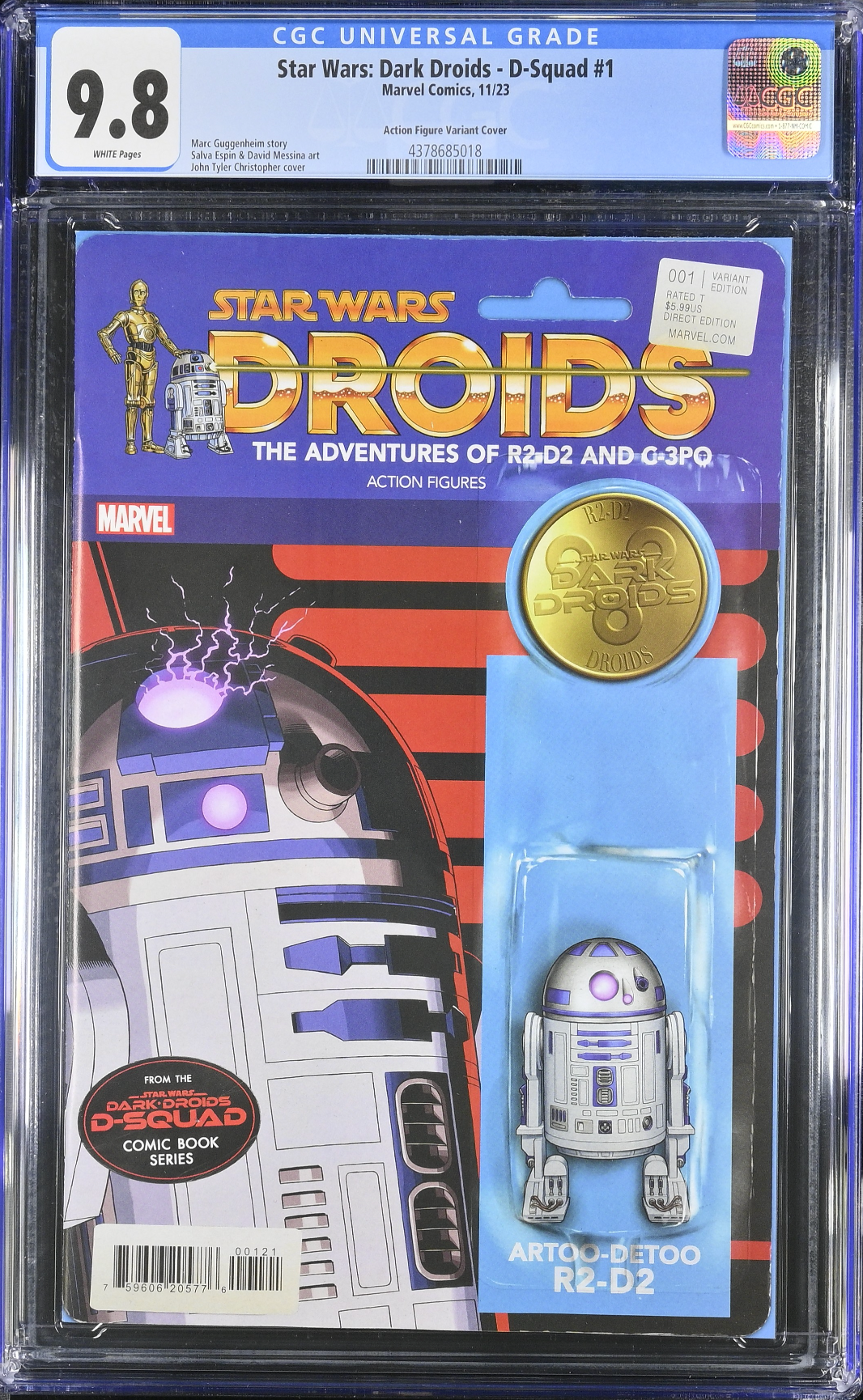 Star Wars: Dark Droids - D-Squad #1 Action Figure Variant CGC 9.8