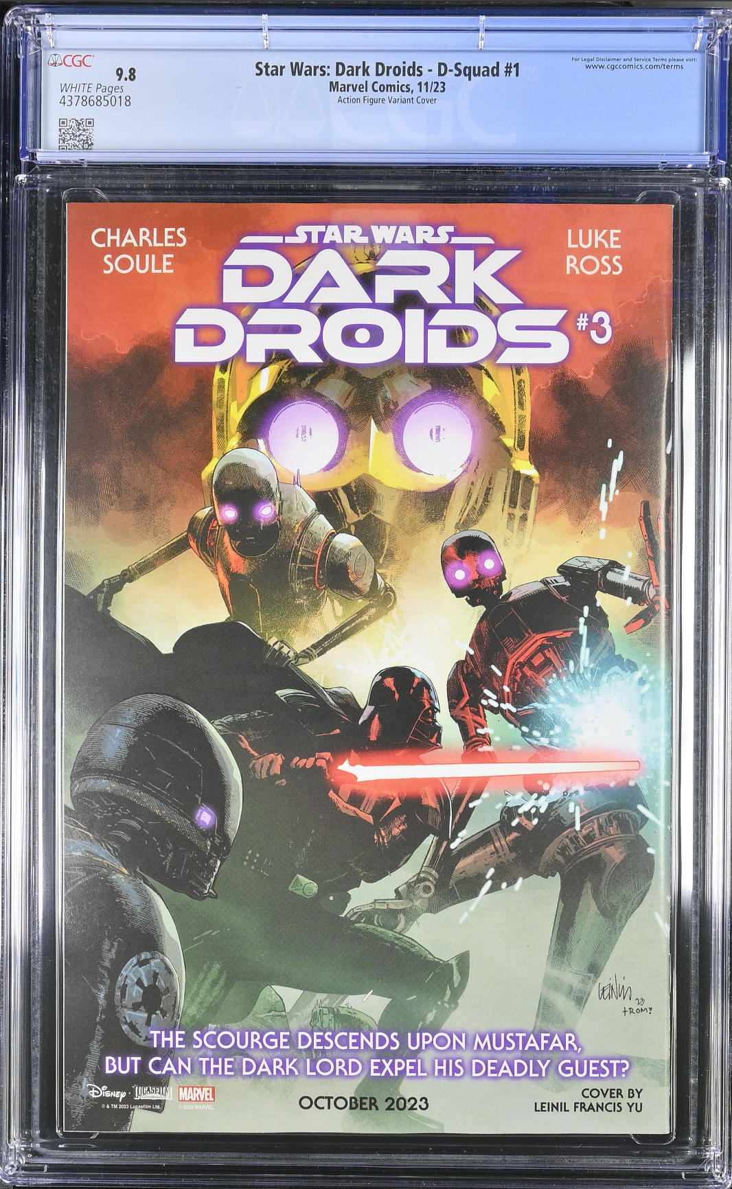 Star Wars: Dark Droids - D-Squad #1 Action Figure Variant CGC 9.8