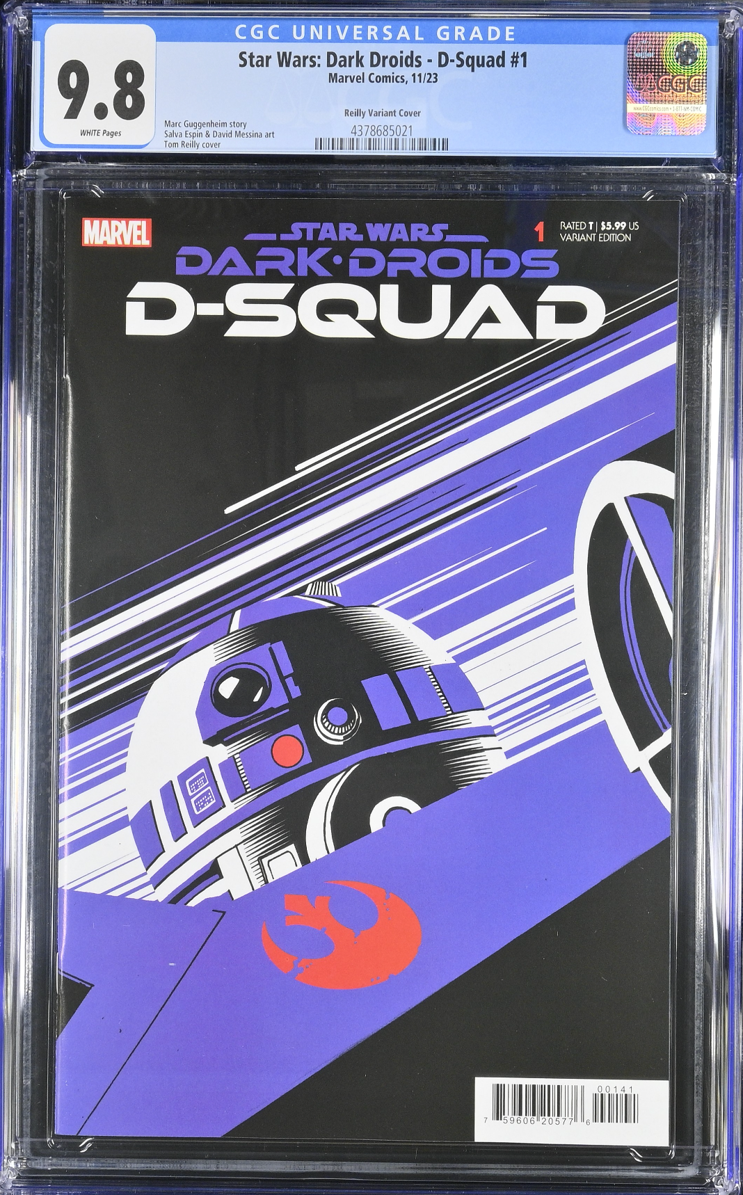 Star Wars: Dark Droids - D-Squad #1 Reilly Variant CGC 9.8