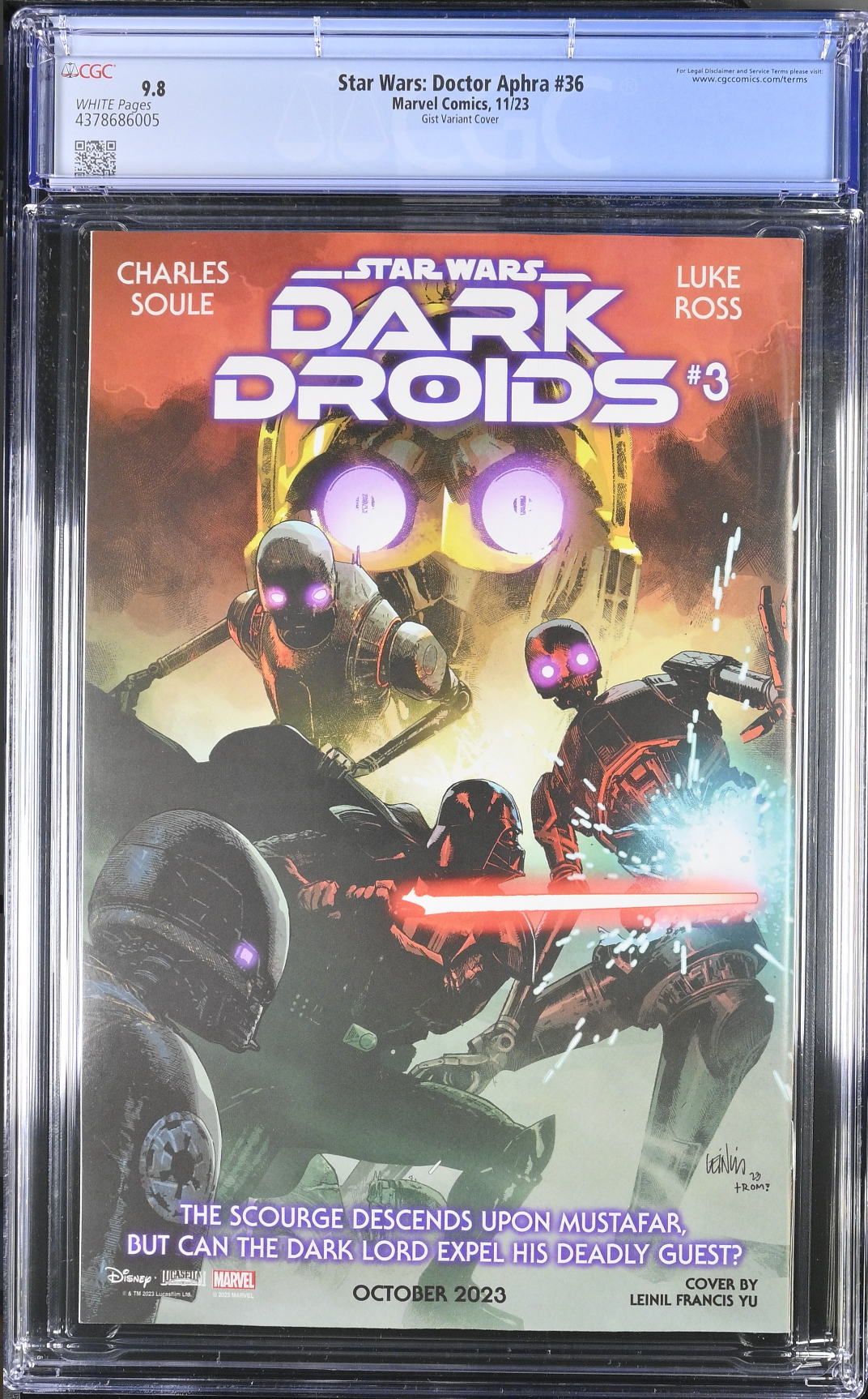 Star Wars: Doctor Aphra #36 Gist Variant CGC 9.8