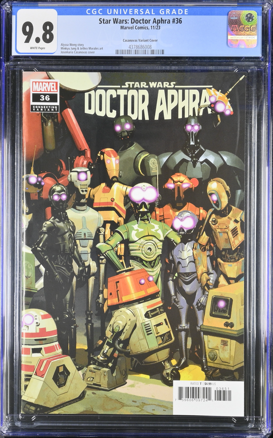 Star Wars: Doctor Aphra #36 Casanovas Droids Connecting Variant CGC 9.8