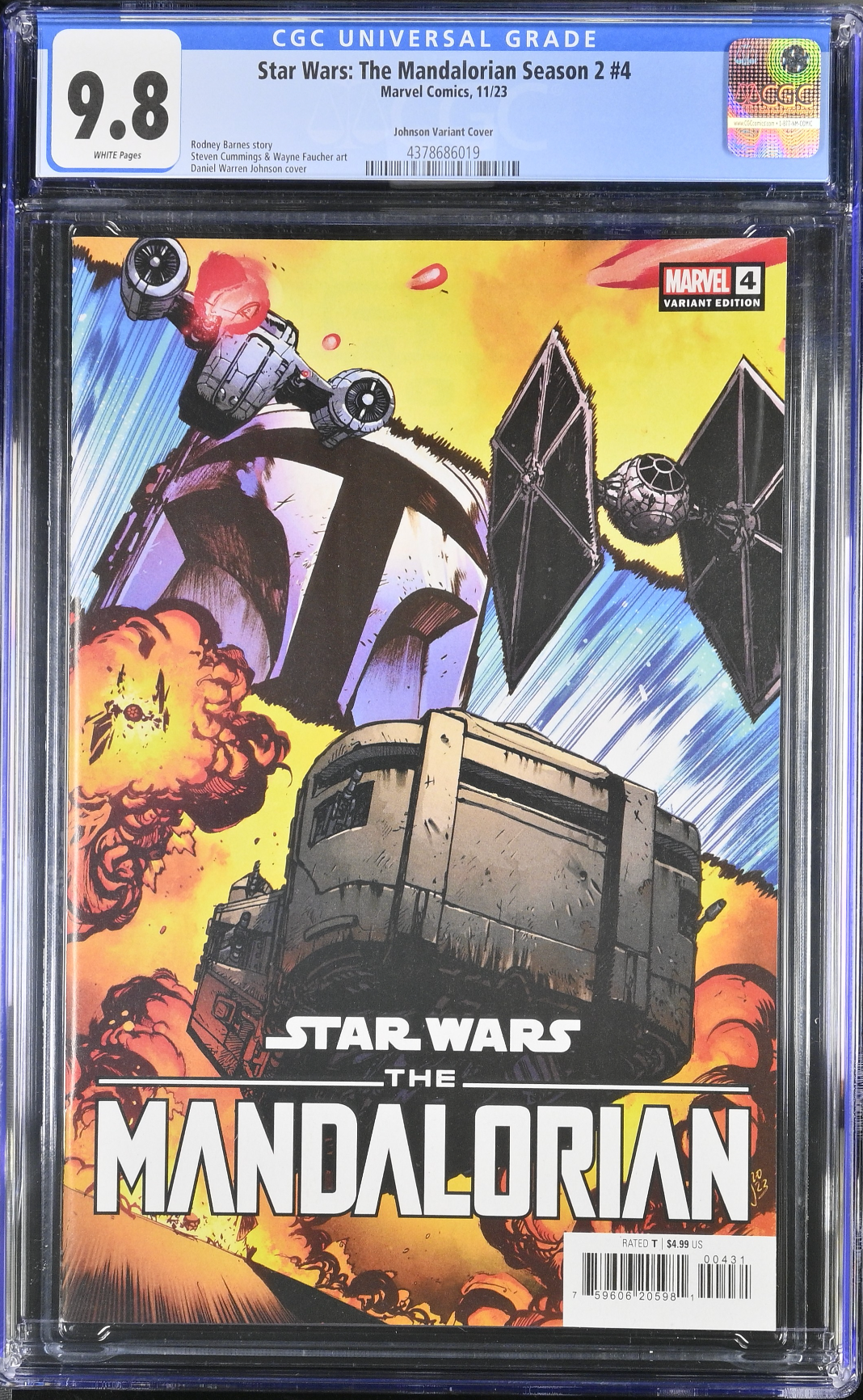 Star Wars: The Mandalorian Season 2 #4 Johnson Variant CGC 9.8