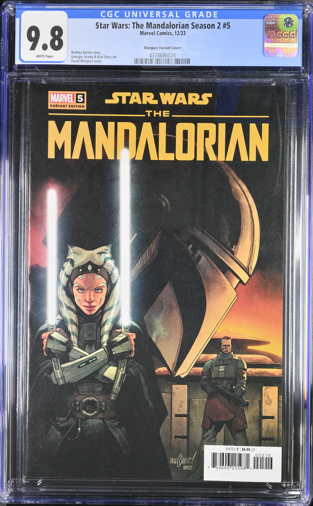 Star Wars: The Mandalorian Season 2 #5 Marquez 1:25 Retailer Incentive Variant CGC 9.8