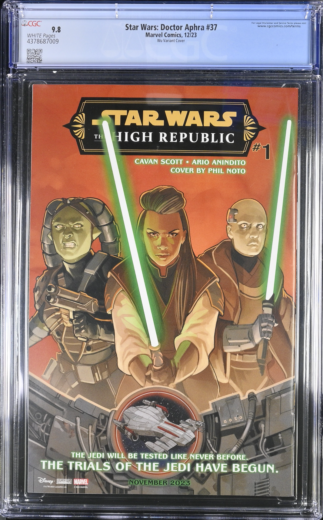 Star Wars: Doctor Aphra #37 Wu 1:25 Retailer Incentive Variant CGC 9.8