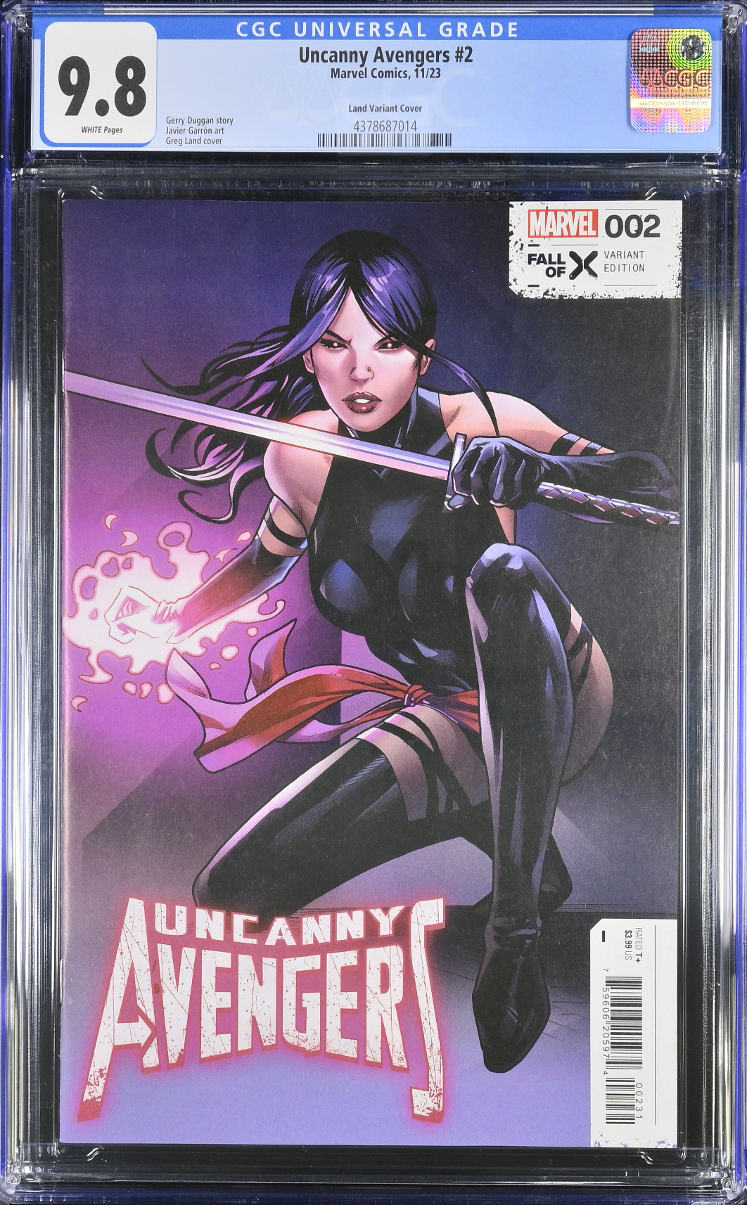 Uncanny Avengers #2 Land Variant CGC 9.8