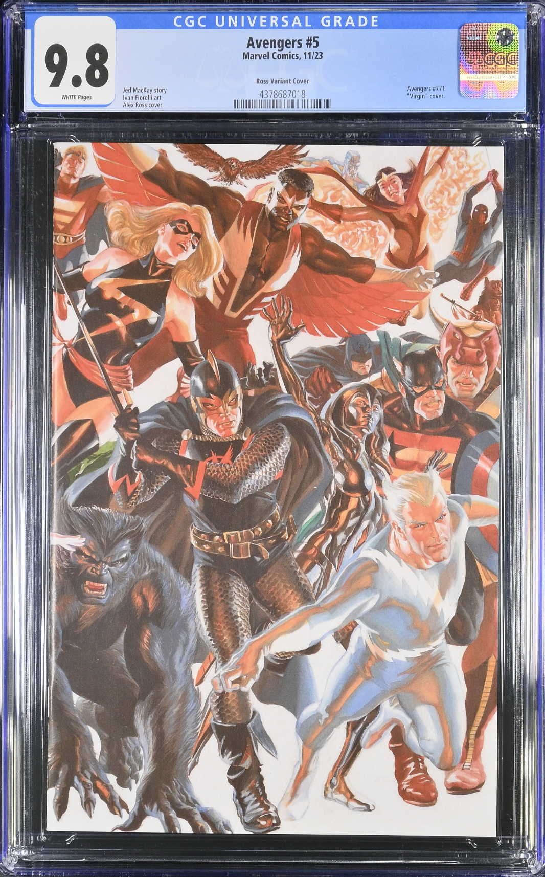 Avengers #5 Ross Connecting Variant CGC 9.8