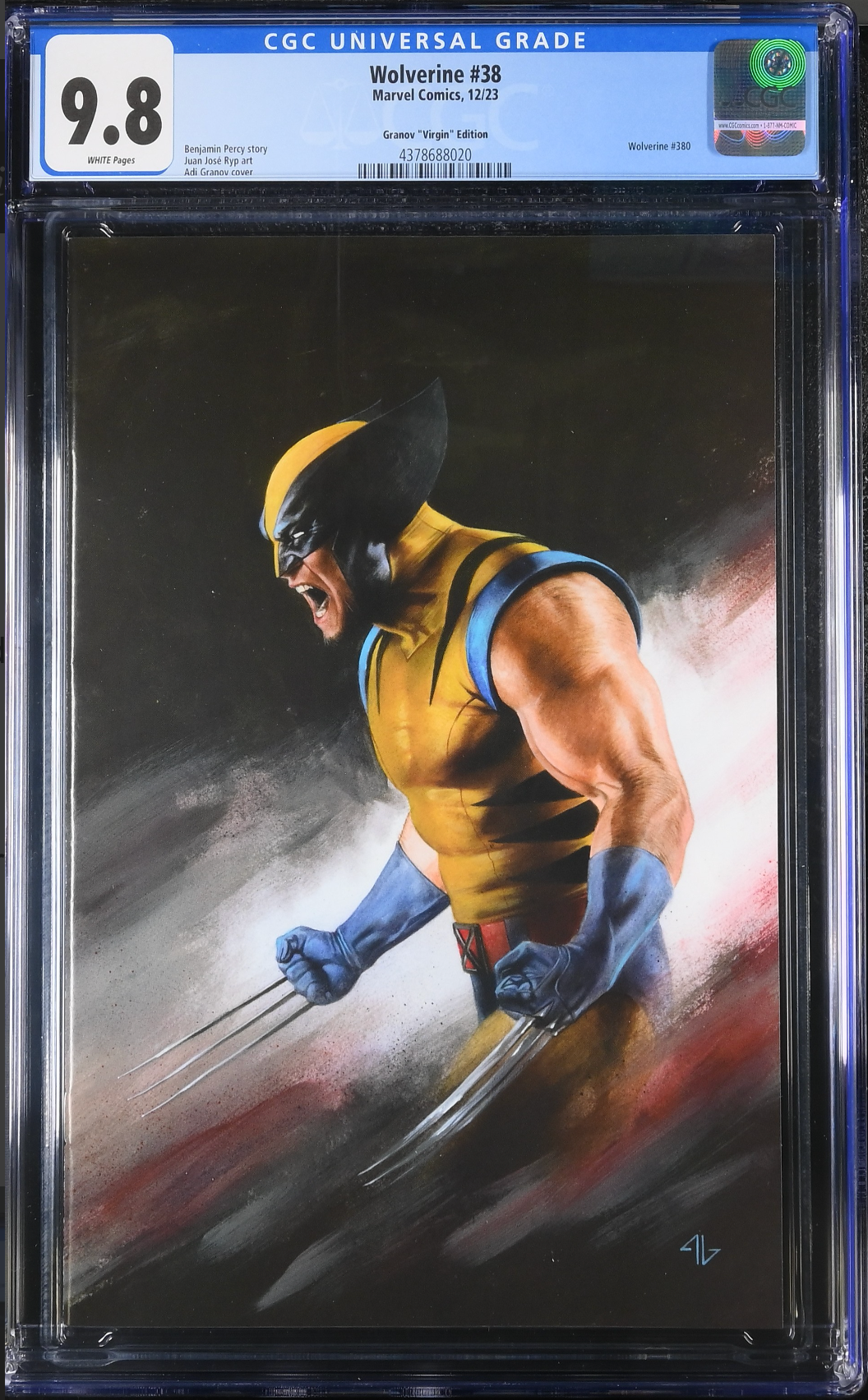 Wolverine #38 Granov 1:100 Virgin Retailer Incentive Variant CGC 9.8