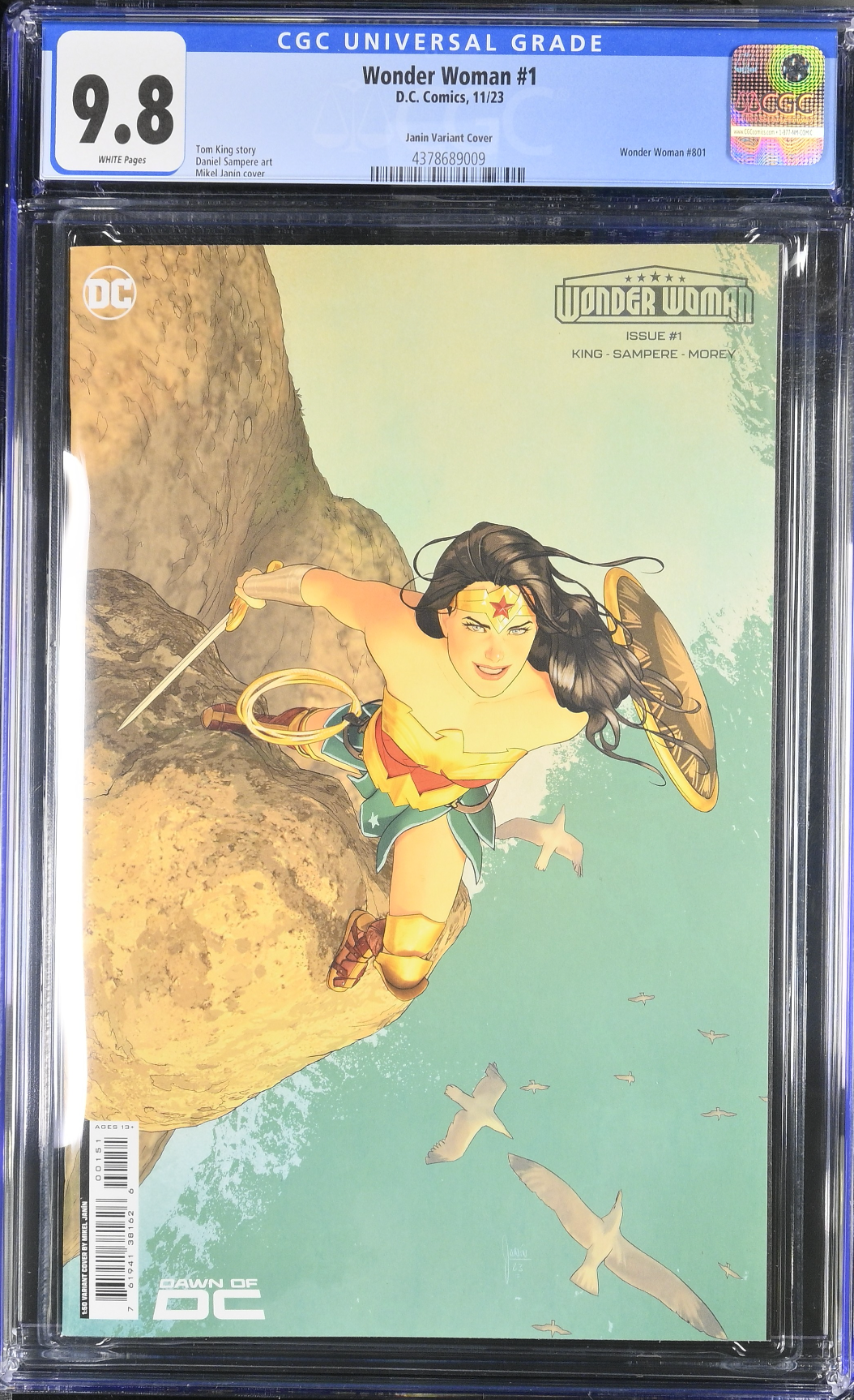 Wonder Woman #1 Janin 1:50 Retailer Incentive Variant CGC 9.8