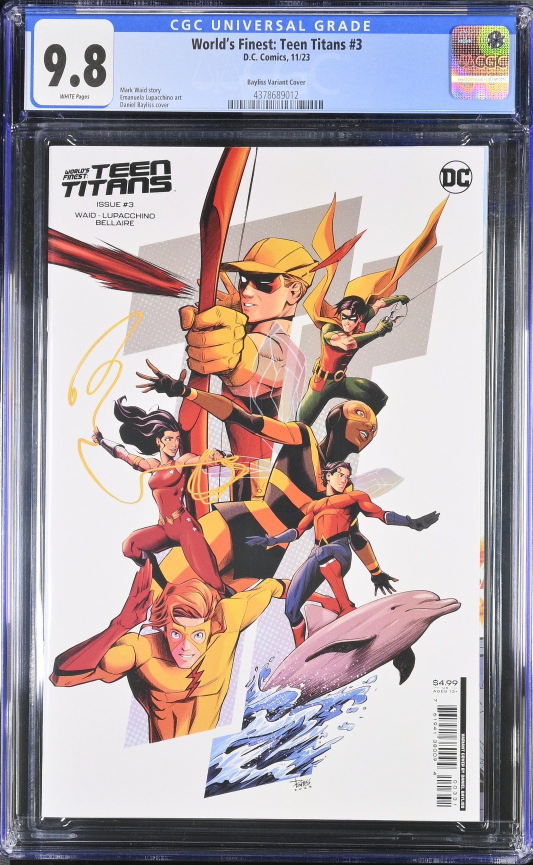 World's Finest: Teen Titans #3 Bayliss Variant CGC 9.8