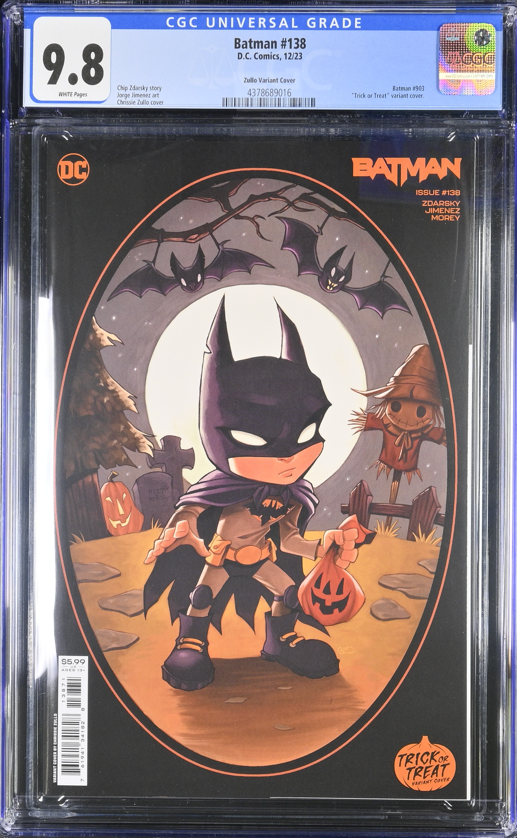 Batman #138 Zullo Variant CGC 9.8