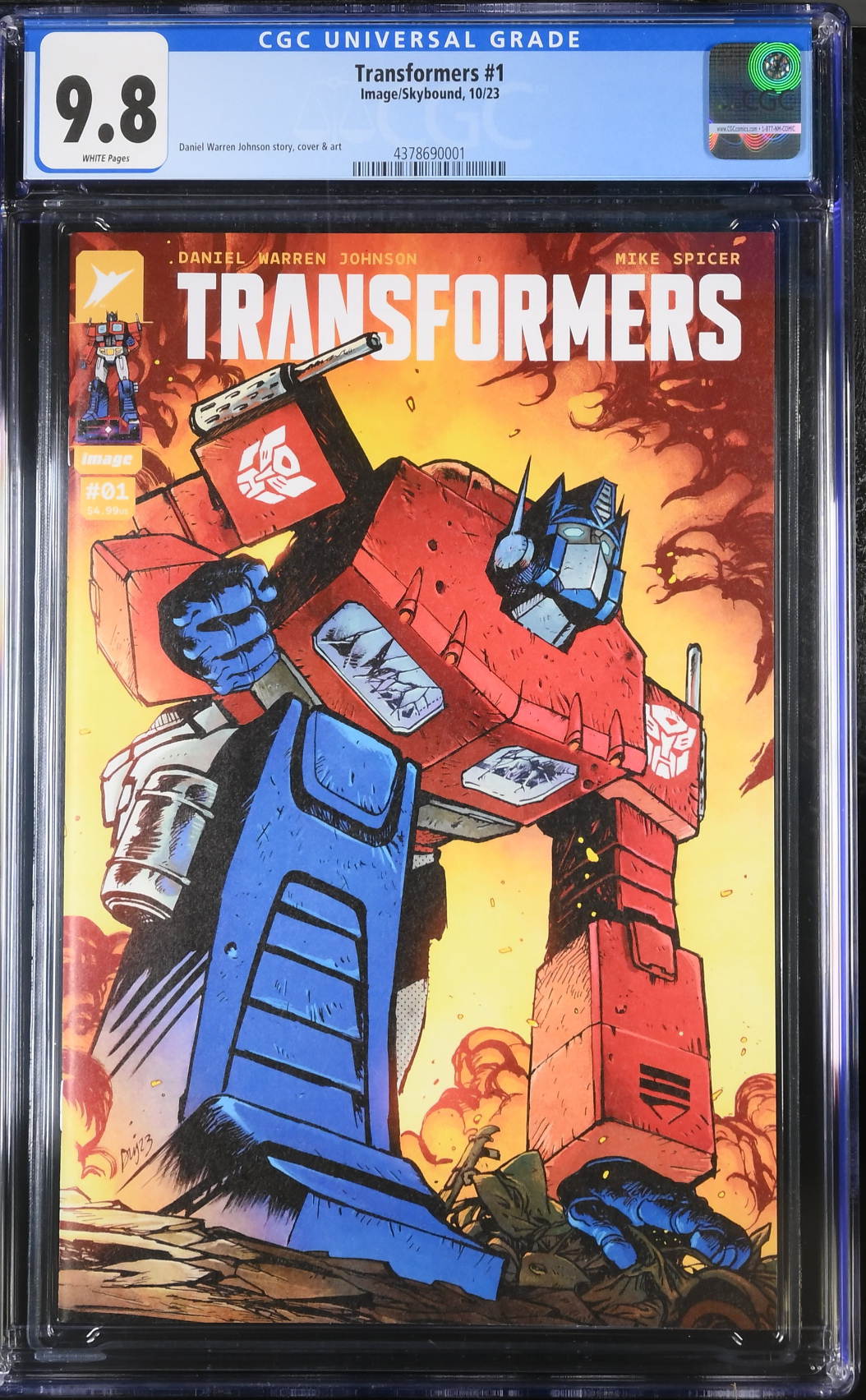 Transformers #1 CGC 9.8