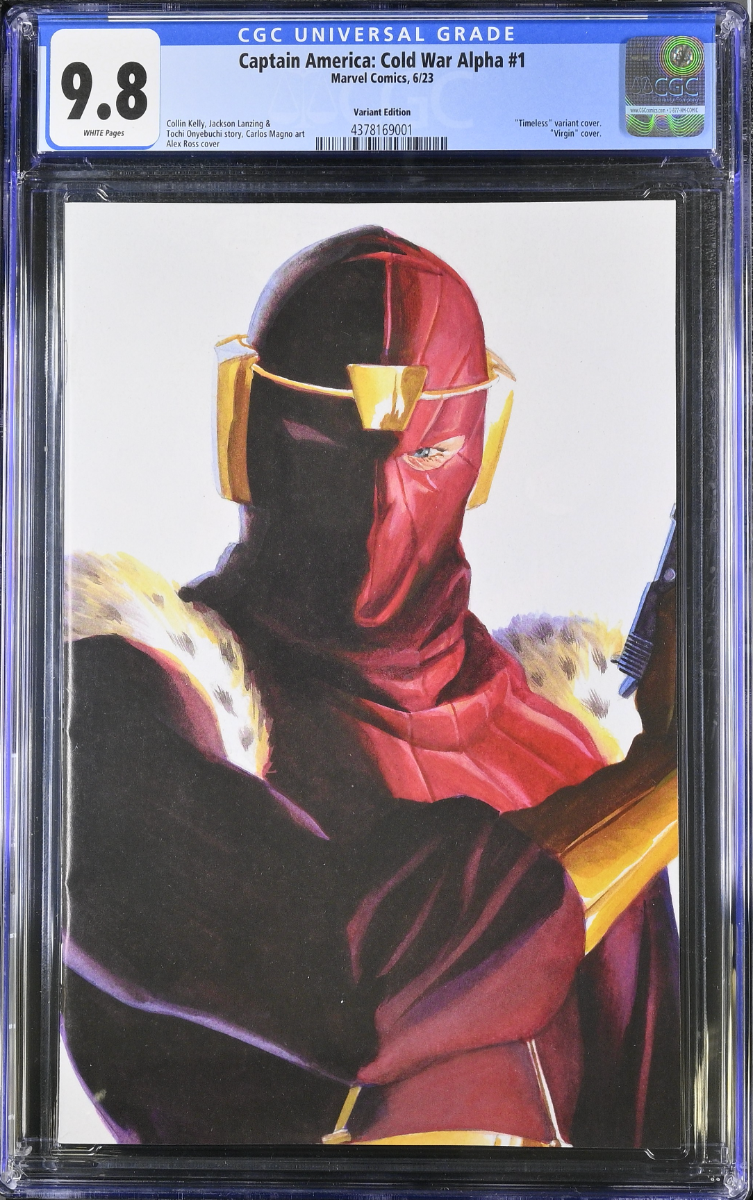 Captain America: Cold War Alpha #1 Alex Ross Zemo "Timeless" Variant CGC 9.8