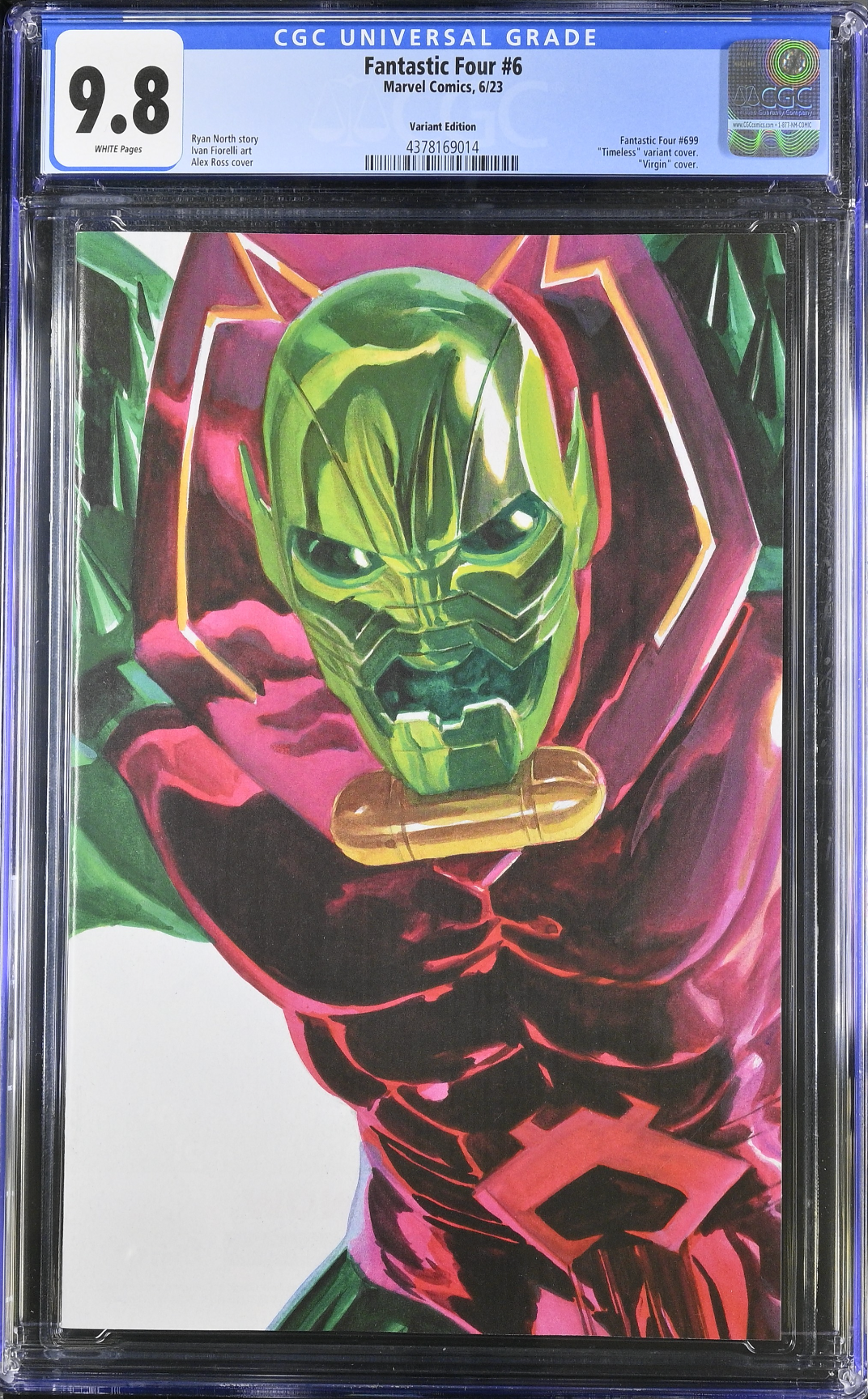 Fantastic Four #6 Alex Ross Annihilus "Timeless" Variant CGC 9.8