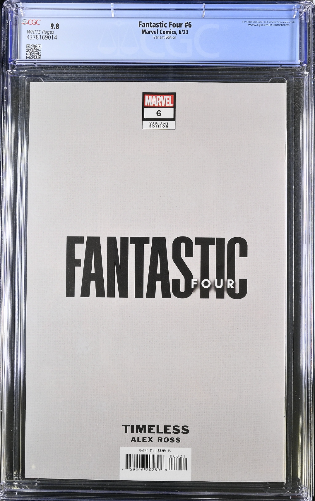 Fantastic Four #6 Alex Ross Annihilus "Timeless" Variant CGC 9.8