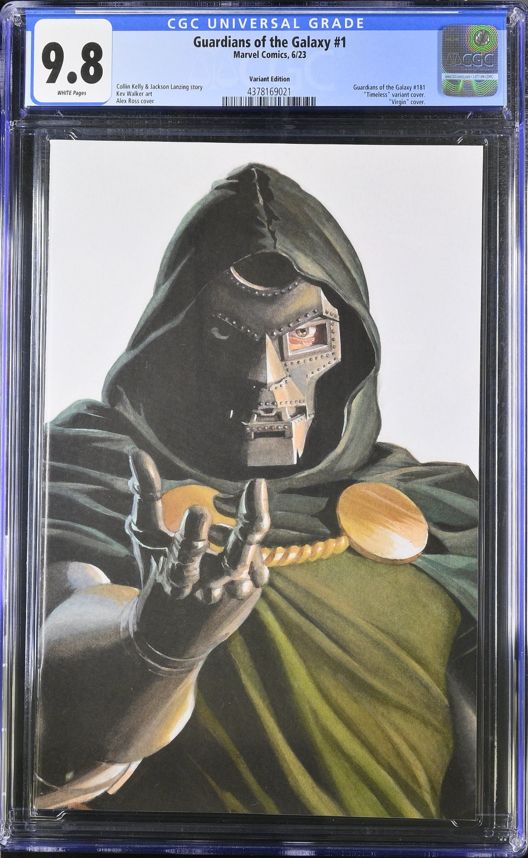 Guardians of the Galaxy #1 Alex Ross Doctor Doom "Timeless" Variant CGC 9.8