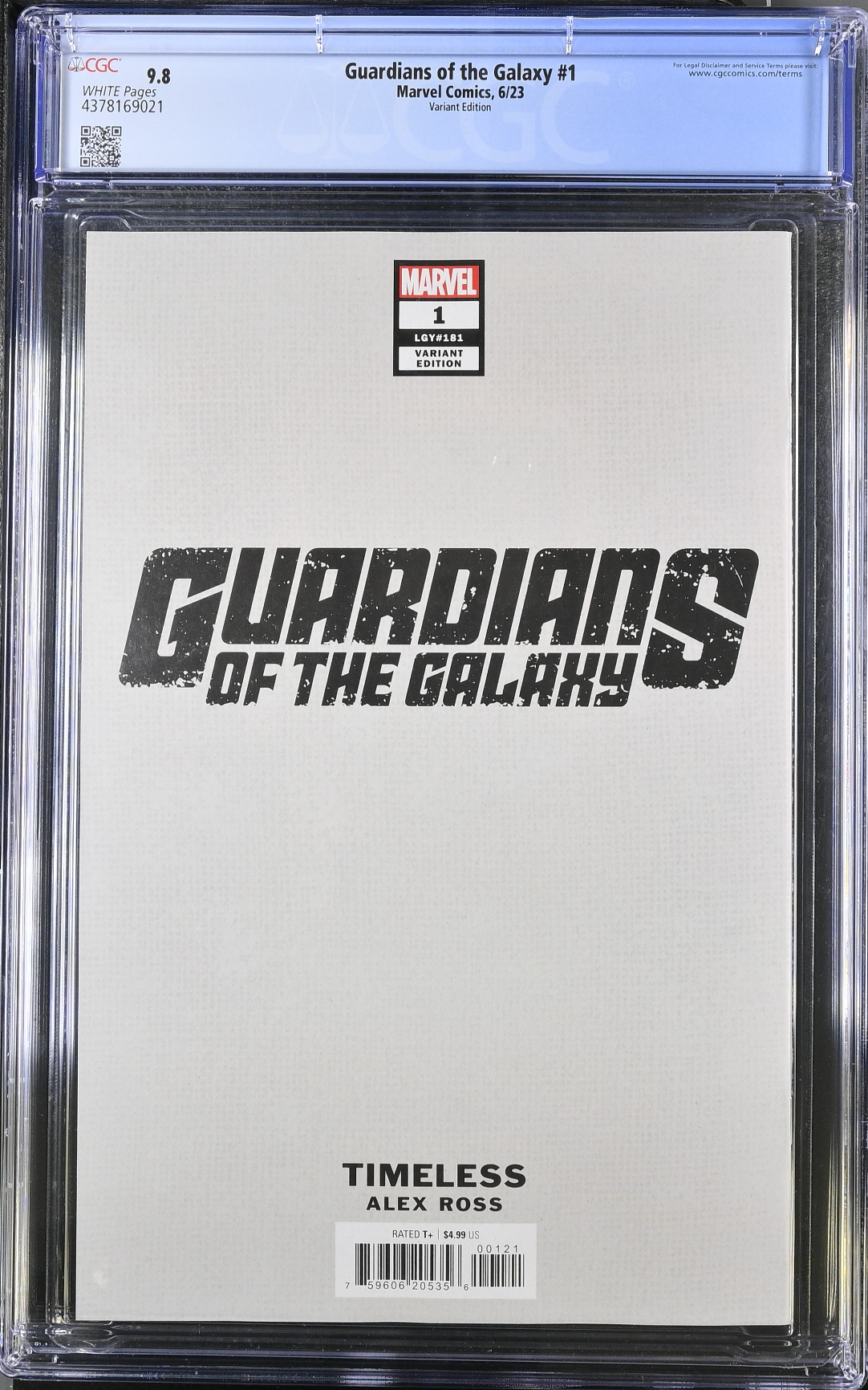 Guardians of the Galaxy #1 Alex Ross Doctor Doom "Timeless" Variant CGC 9.8