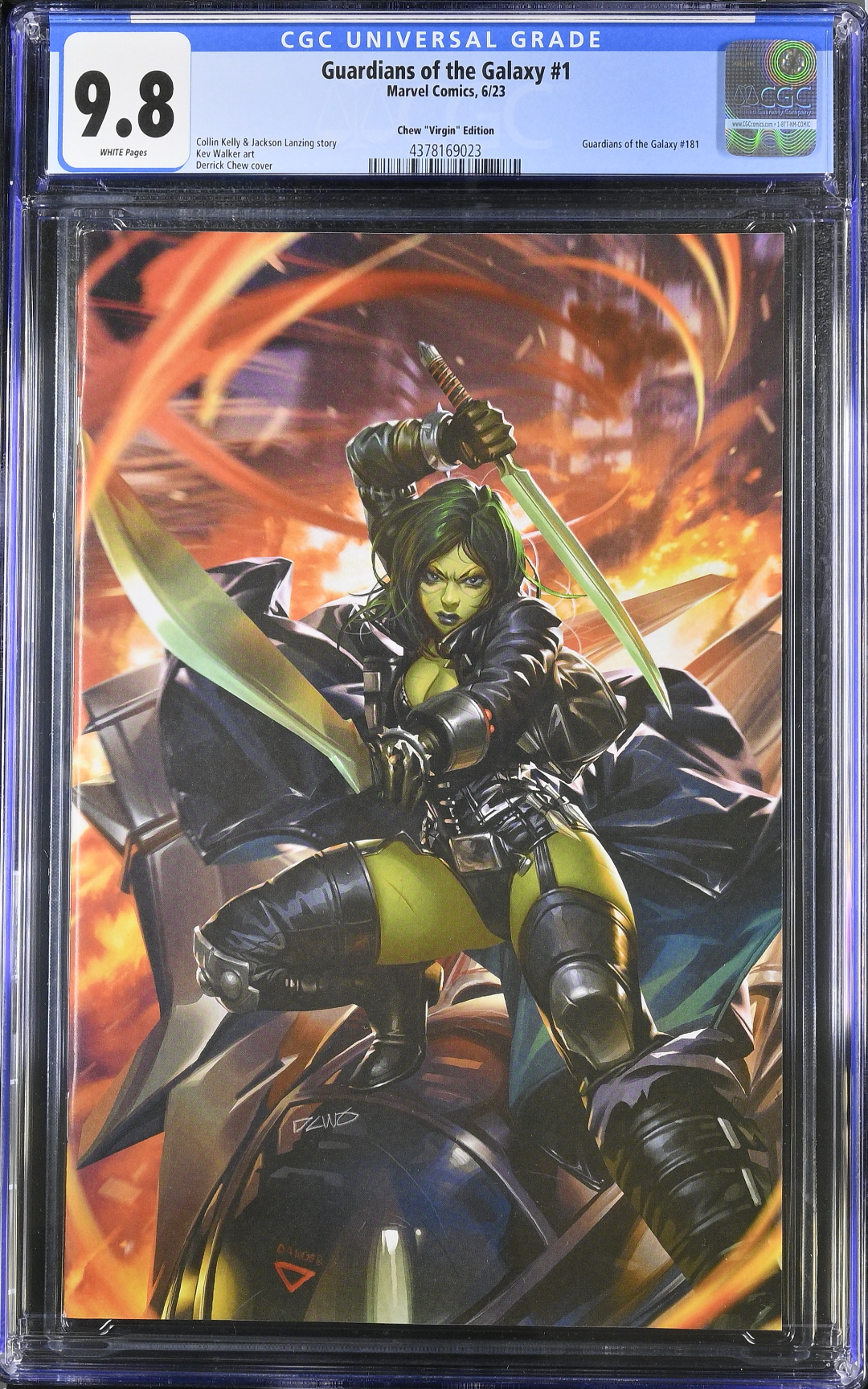 Guardians of the Galaxy #1 Chew 1:50 Virgin Retailer Incentive Variant CGC 9.8