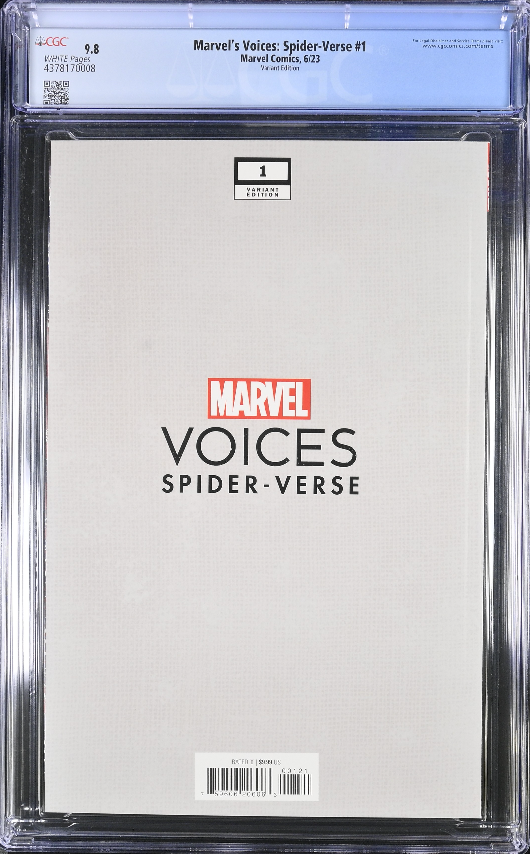 Marvel Voices: Spider-Verse #1 Giang Variant CGC 9.8