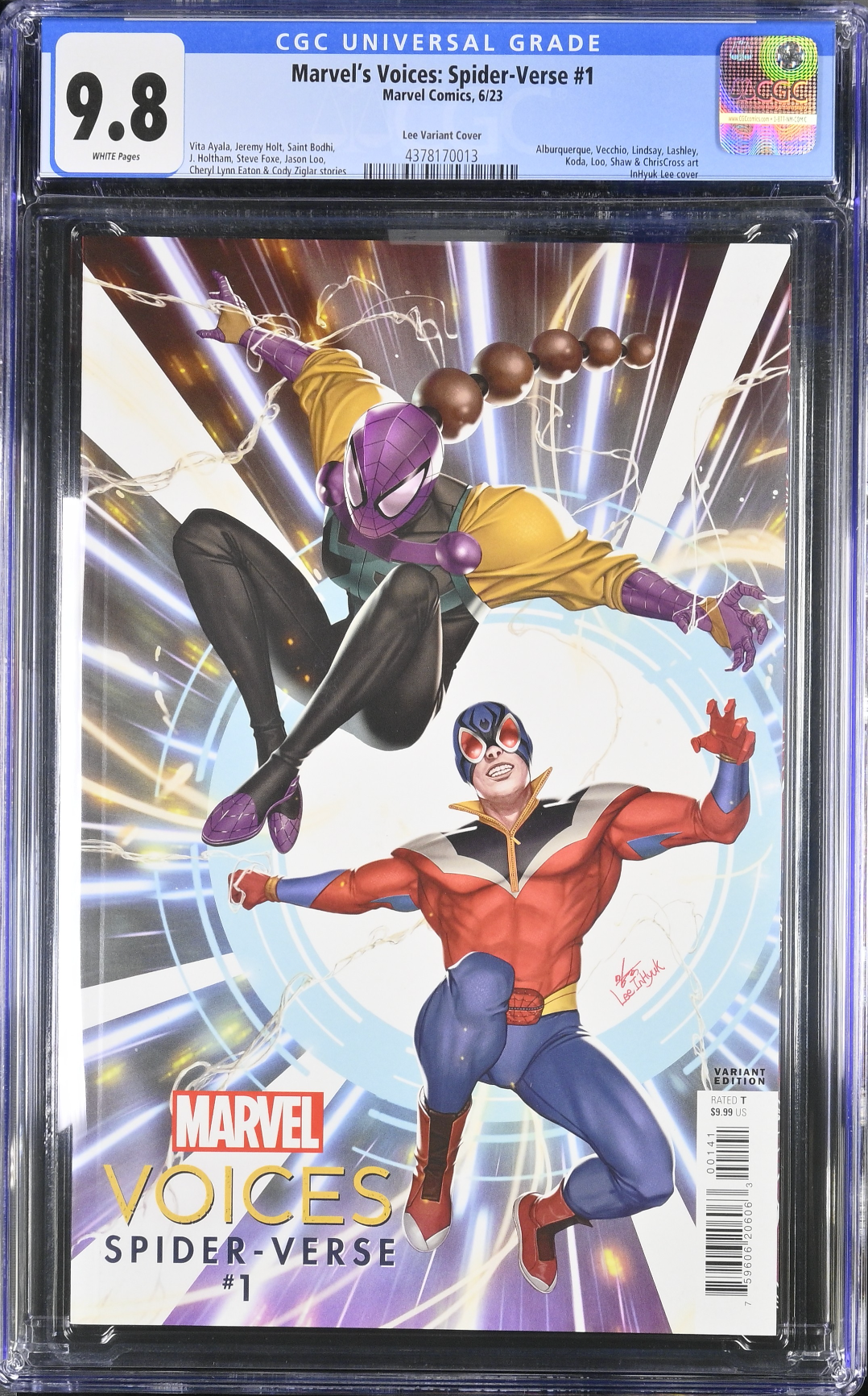 Marvel Voices: Spider-Verse #1 InHyuk Lee Variant CGC 9.8