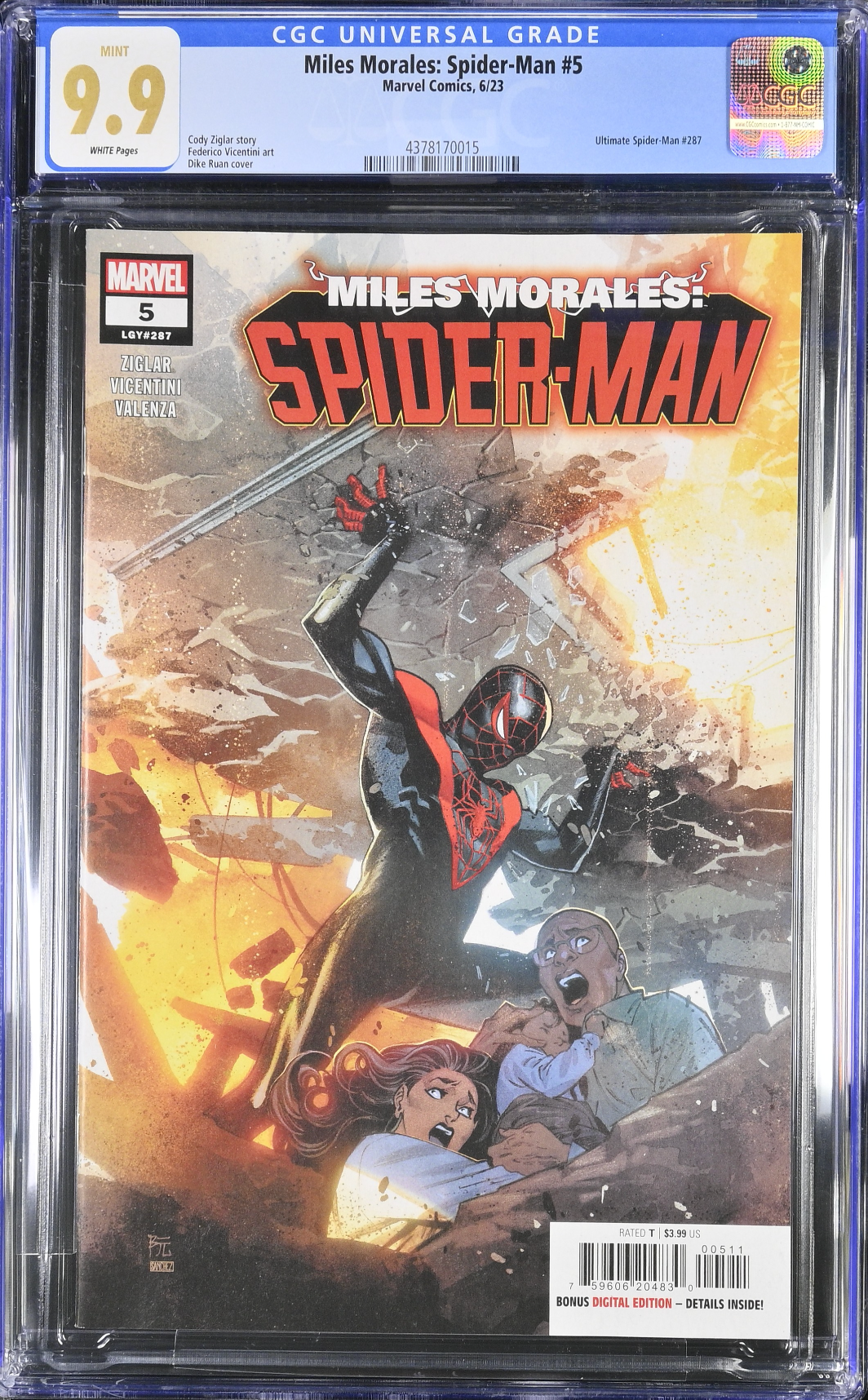 Miles Morales: Spider-Man #5 CGC 9.9