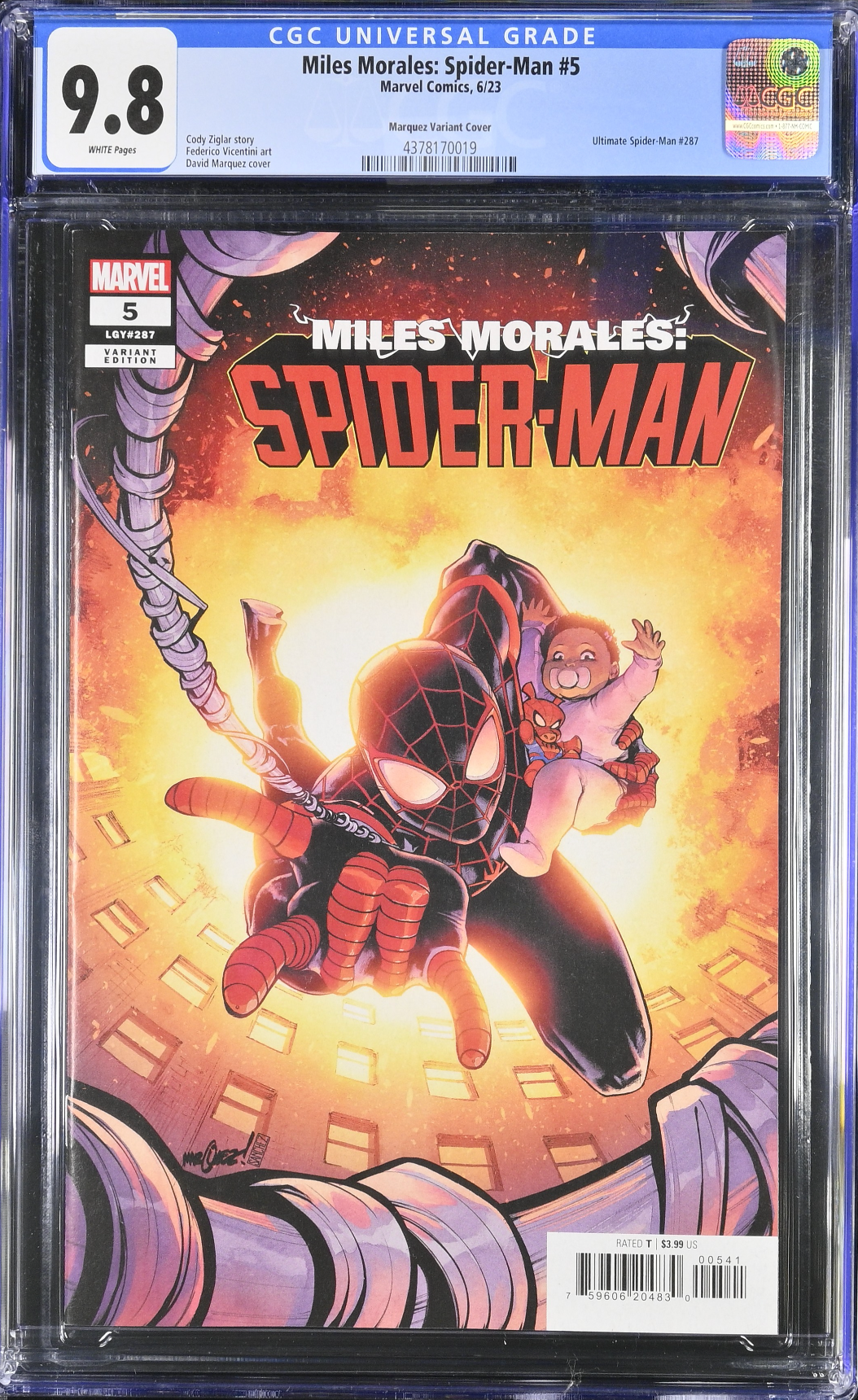 Miles Morales: Spider-Man #5 Marquez Variant CGC 9.8