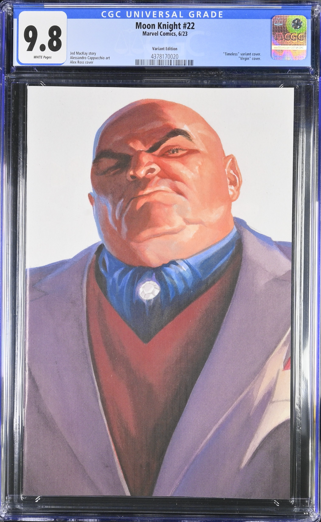 Moon Knight #22 Alex Ross Kingpin "Timeless" Variant CGC 9.8