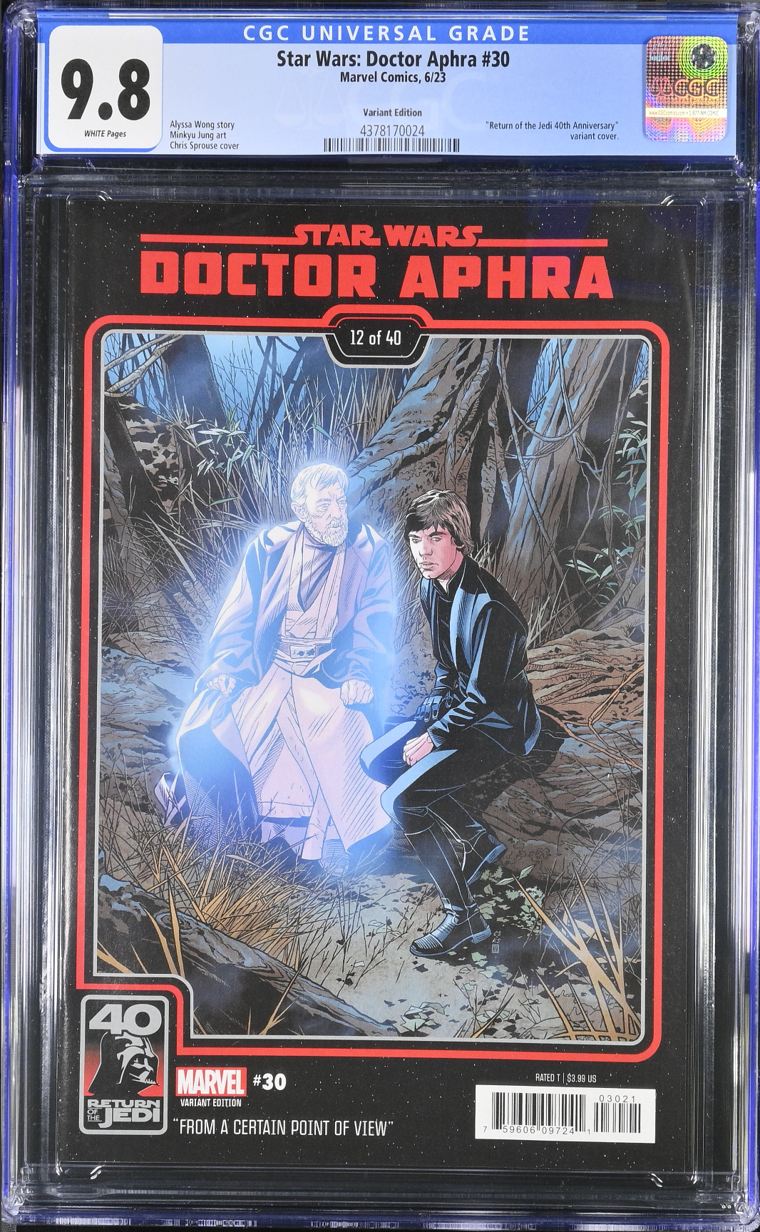 Star Wars: Doctor Aphra #30 Sprouse Variant CGC 9.8