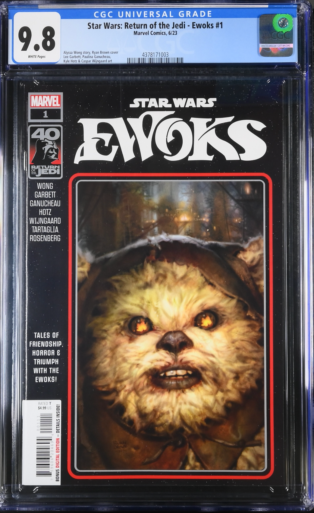 Star Wars: Return of the Jedi - Ewoks #1 CGC 9.8