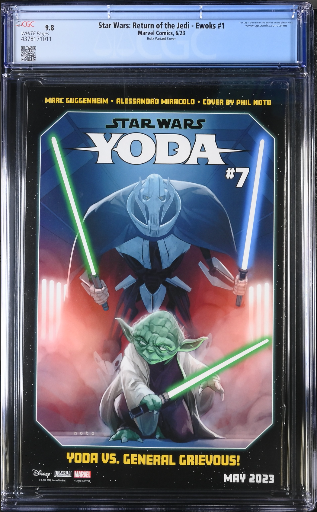 Star Wars: Return of the Jedi - Ewoks #1 Hotz 1:25 Retailer Incentive Variant CGC 9.8
