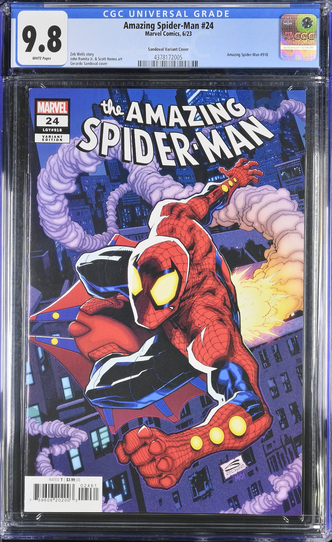 Amazing Spider-Man #24 Sandoval Variant CGC 9.8