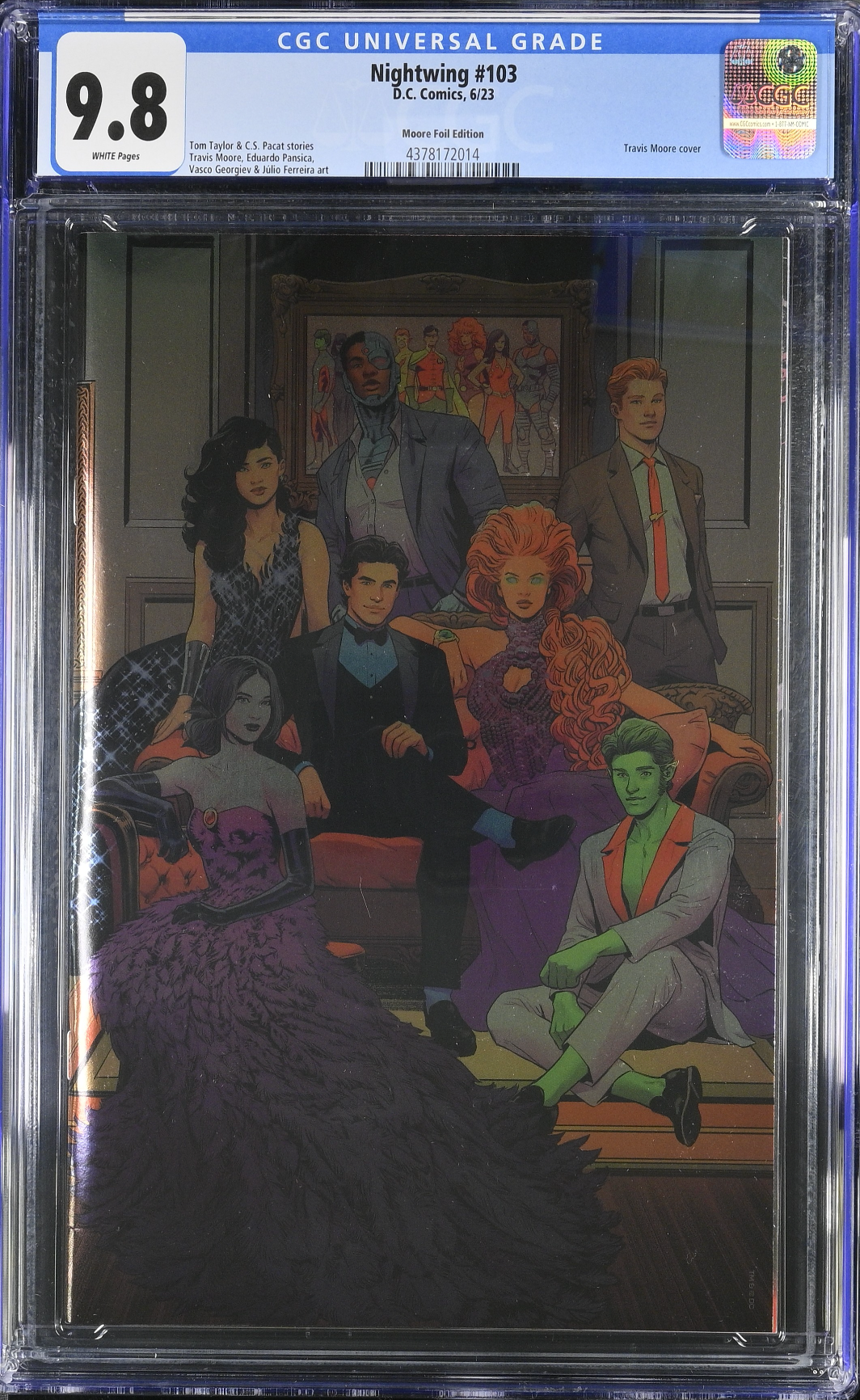 Nightwing #103 Moore 1:50 Foil Retailer Incentive Variant CGC 9.8