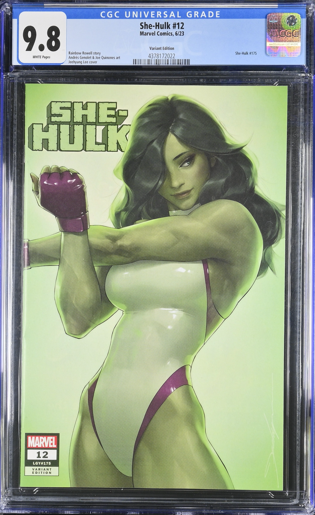 She-Hulk #12 Jeehyung Lee Variant CGC 9.8