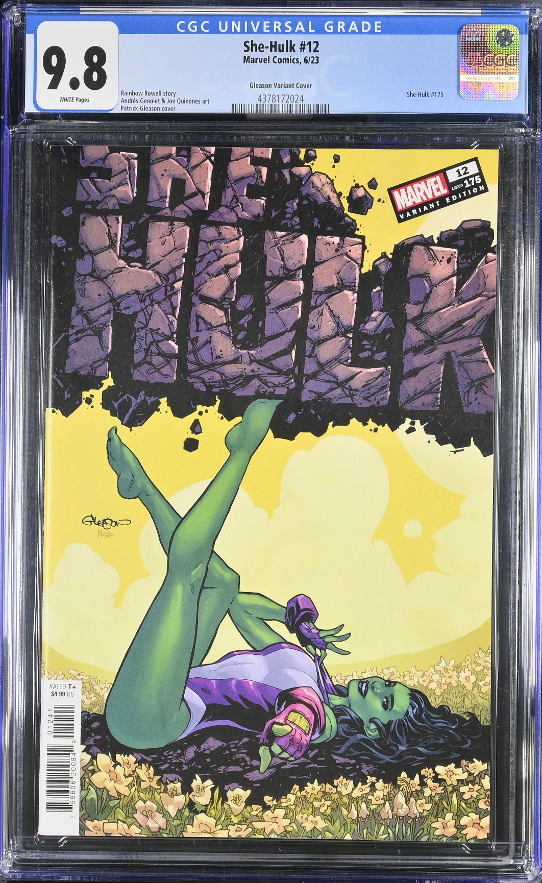 She-Hulk #12 Gleason Variant CGC 9.8