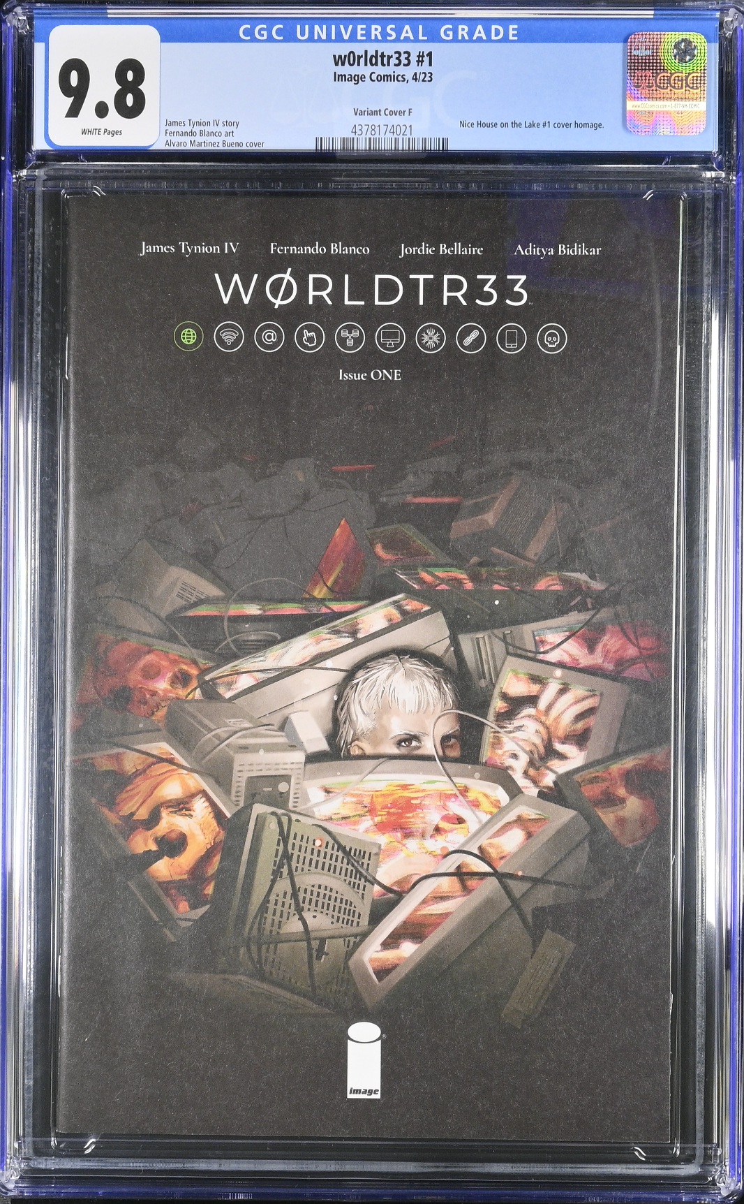 W0rldtr33 #1 Bueno 1:100 Retailer Incentive Variant CGC 9.8