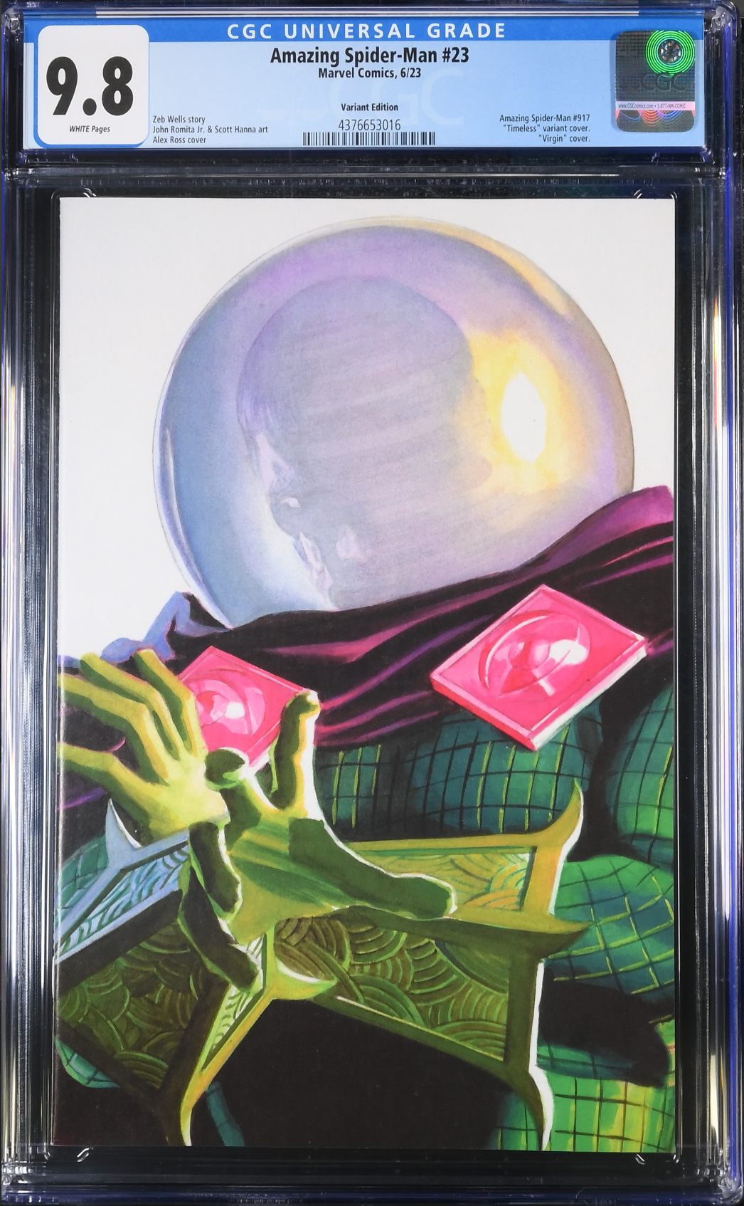 Amazing Spider-Man #23 Alex Ross Mysterio "Timeless" Variant CGC 9.8