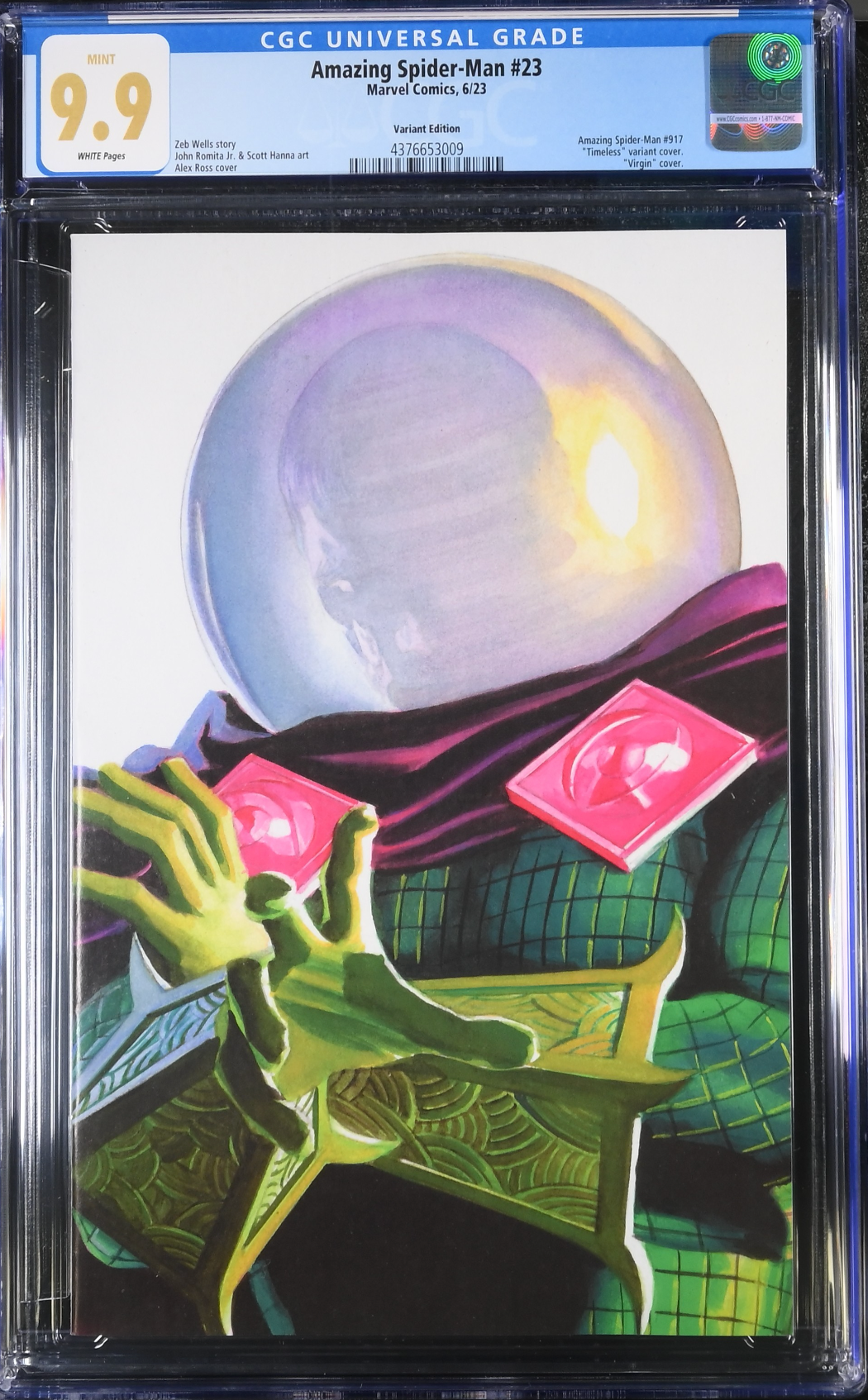 Amazing Spider-Man #23 Alex Ross Mysterio "Timeless" Variant CGC 9.9