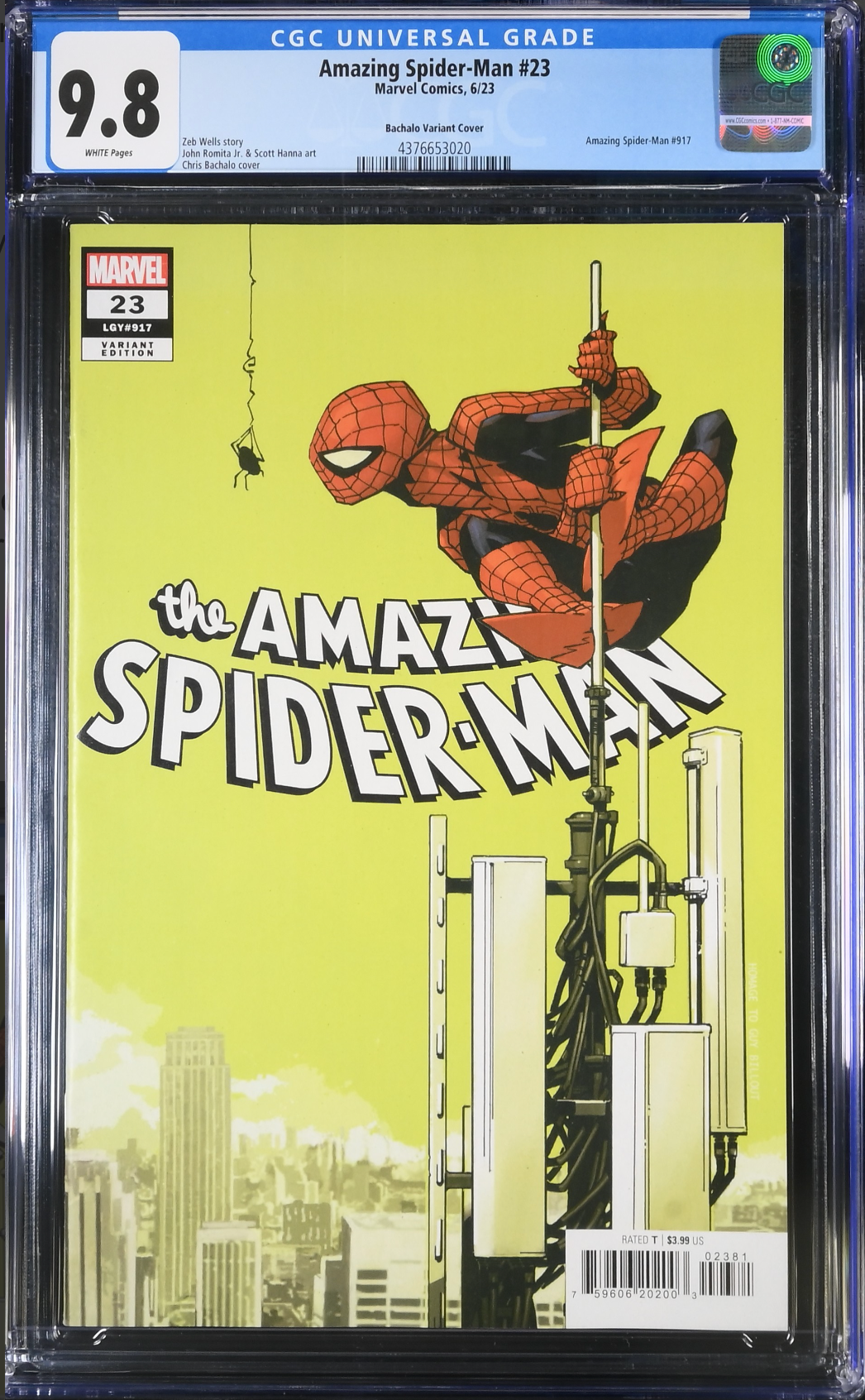 Amazing Spider-Man #23 Bachalo Variant CGC 9.8