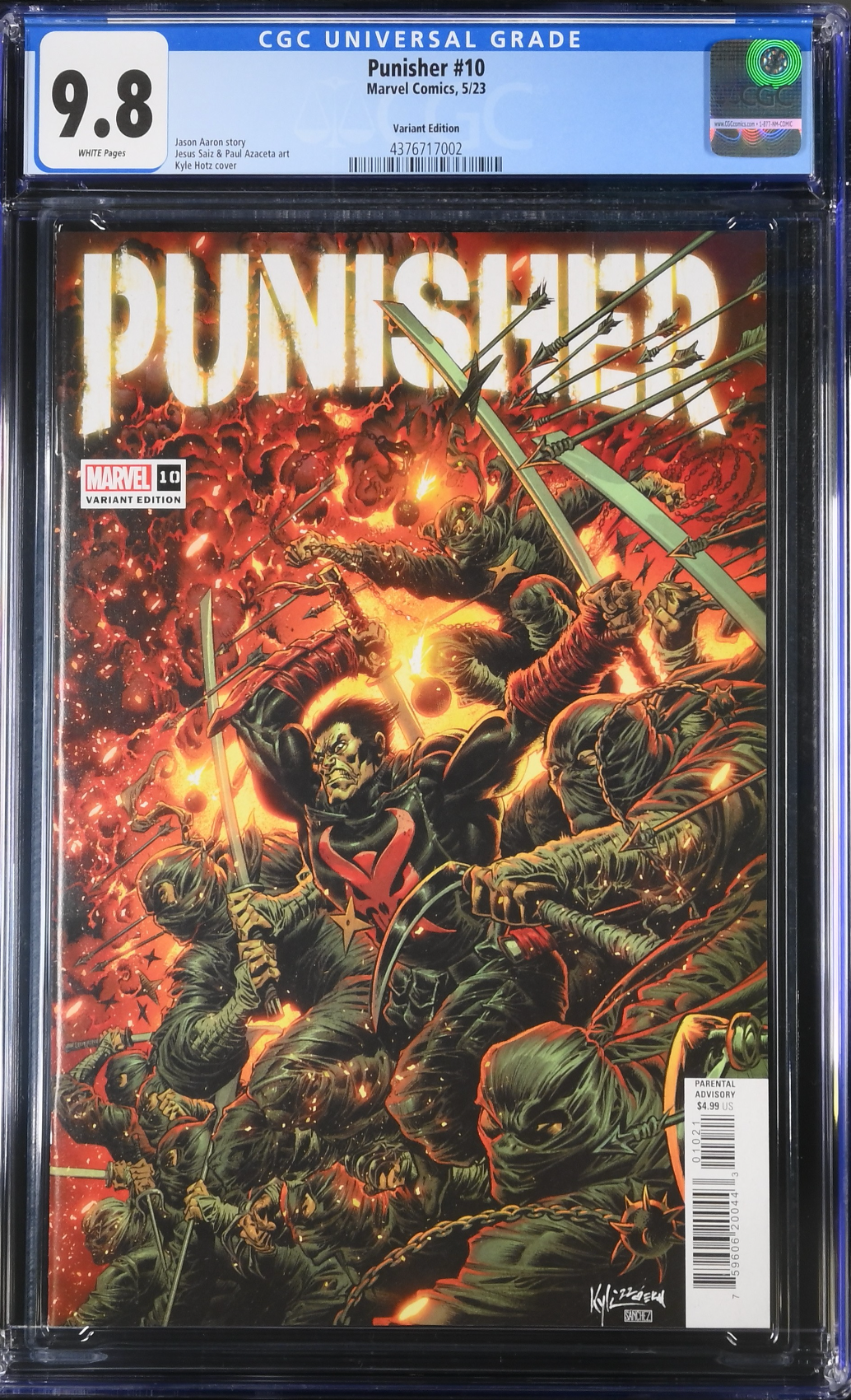 Punisher #10 Variant CGC 9.8