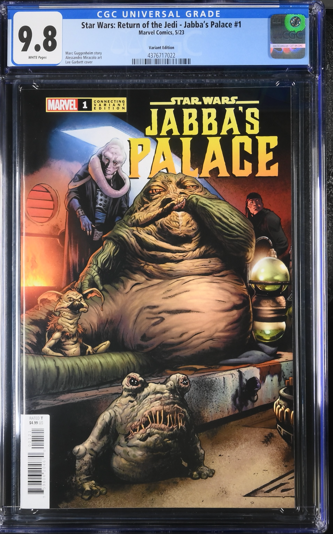 Star Wars: Return of the Jedi - Jabba's Palace #1 Garbett Variant CGC 9.8