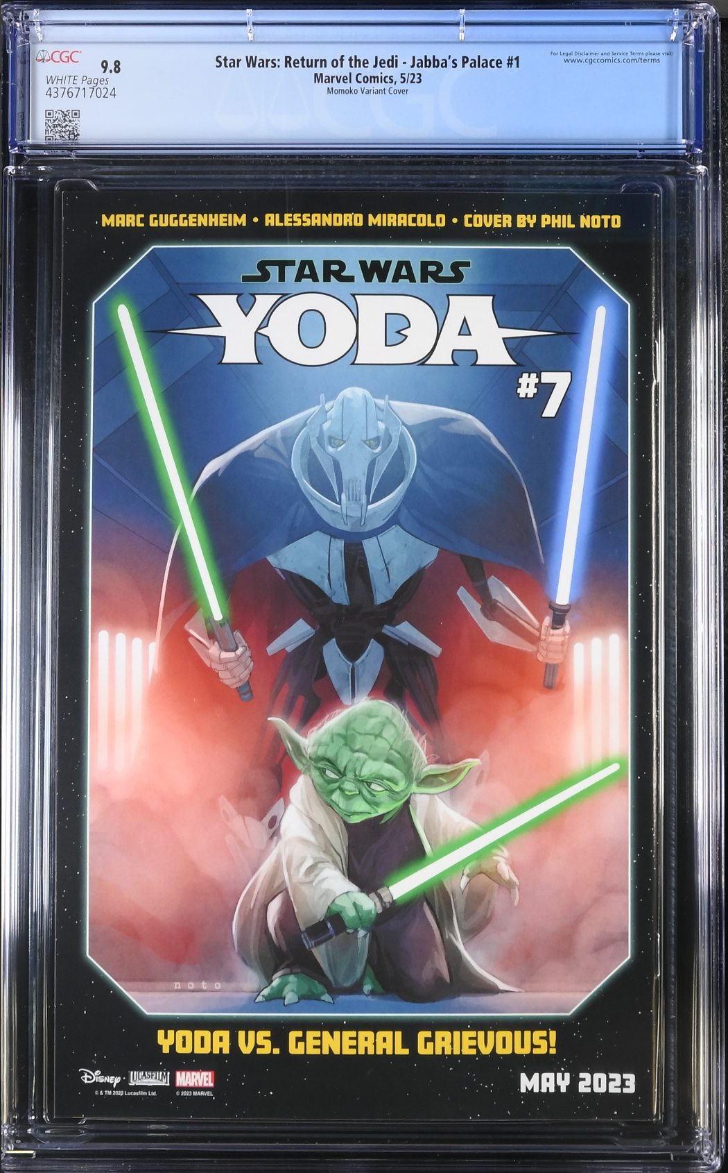 Star Wars: Return of the Jedi - Jabba's Palace #1 Momoko Variant CGC 9.8