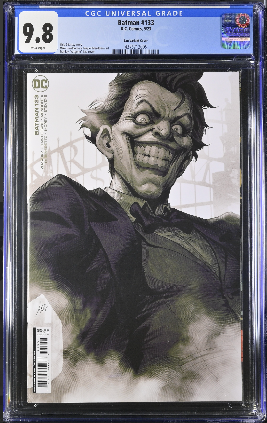 Batman #133 Artgerm Variant CGC 9.8