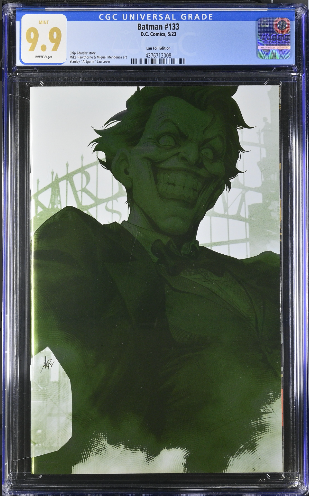 Batman #133 Artgerm 1:50 Foil Retailer Incentive Variant CGC 9.9