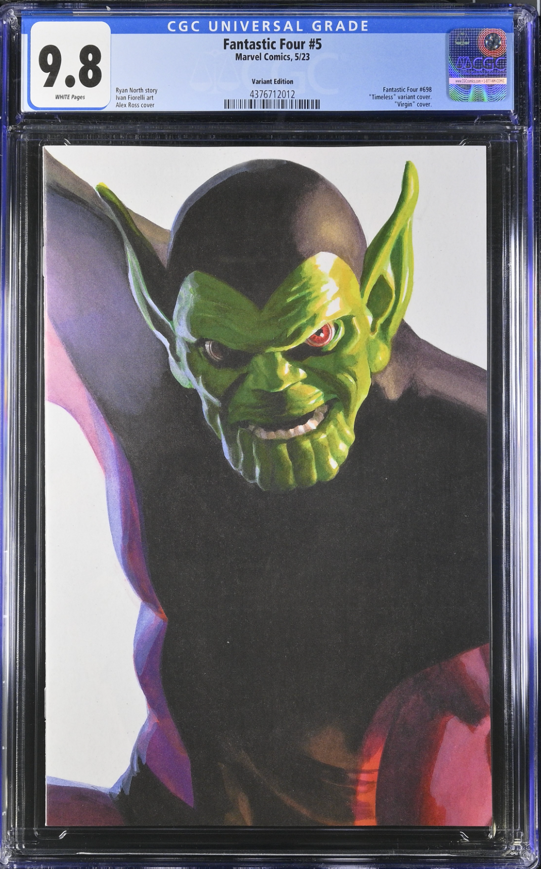 Fantastic Four #5 Alex Ross Super Skrull "Timeless" Variant CGC 9.8