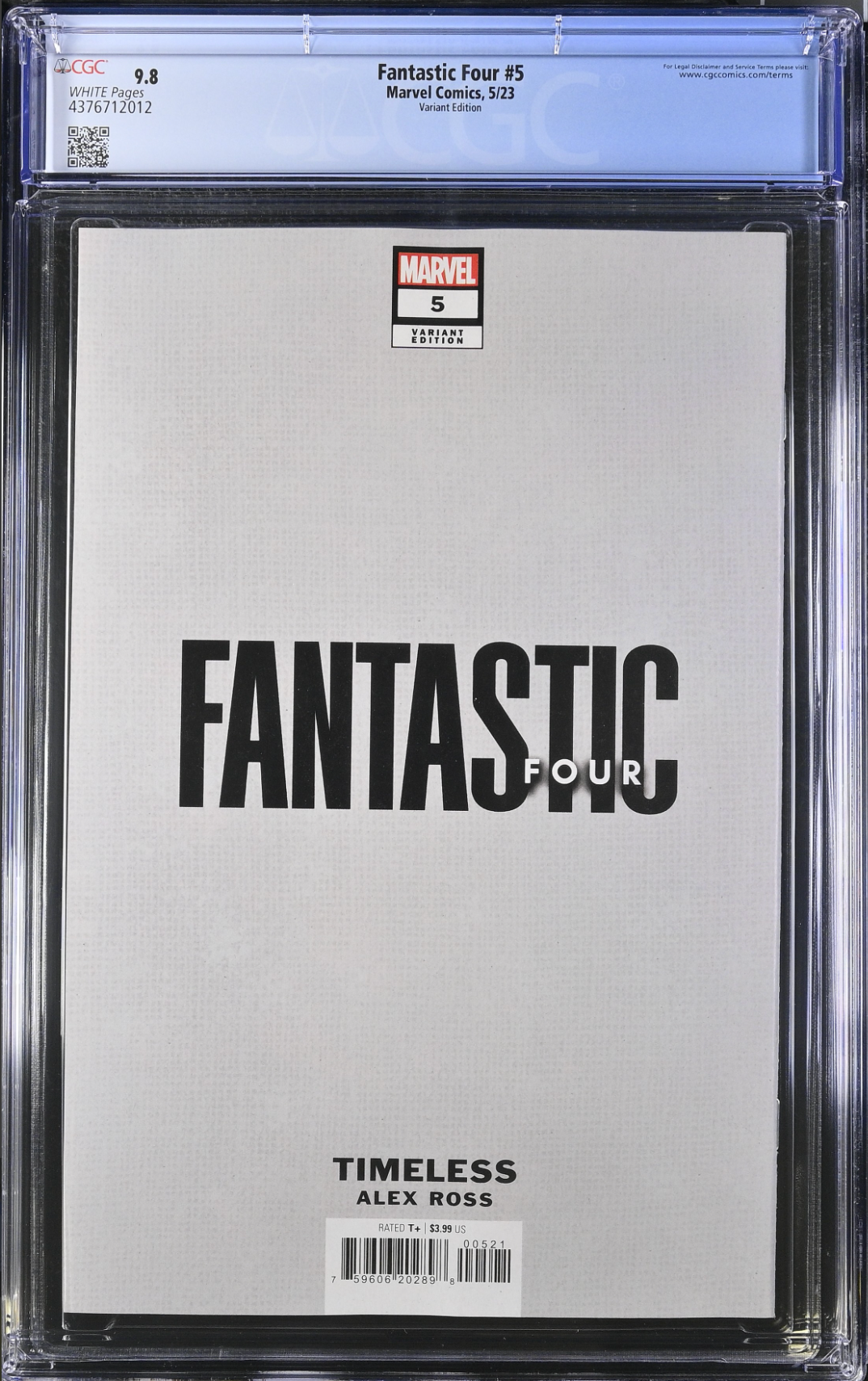 Fantastic Four #5 Alex Ross Super Skrull "Timeless" Variant CGC 9.8