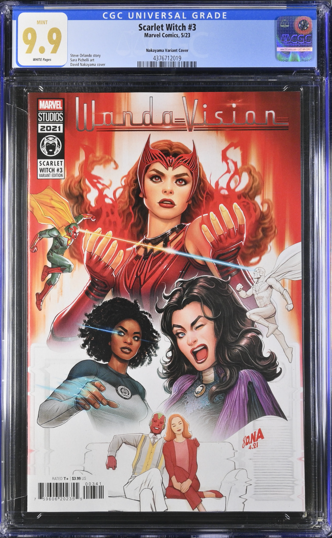 Scarlet Witch #3 Nakayama Variant CGC 9.9