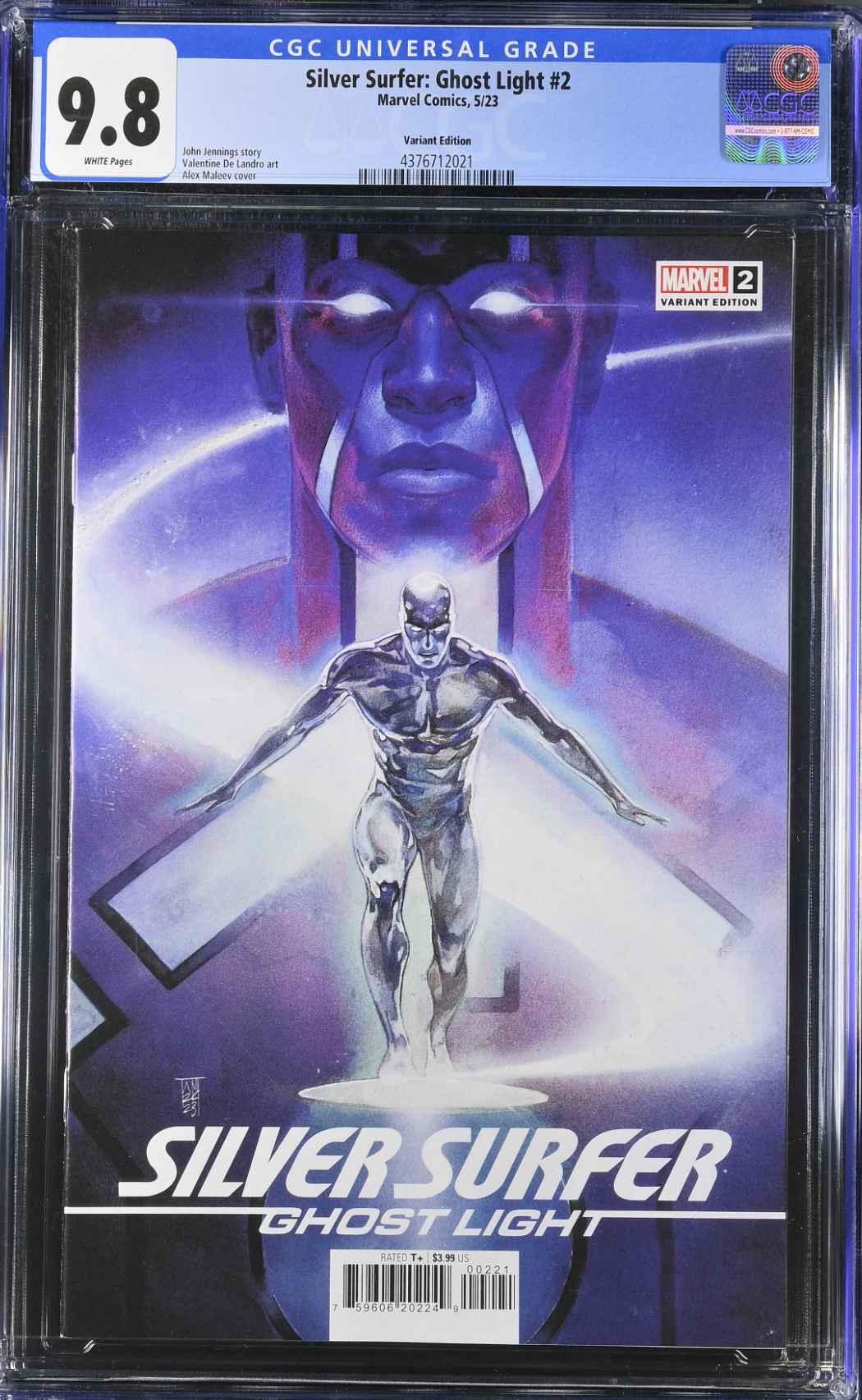Silver Surfer: Ghost Light #2 Variant CGC 9.8