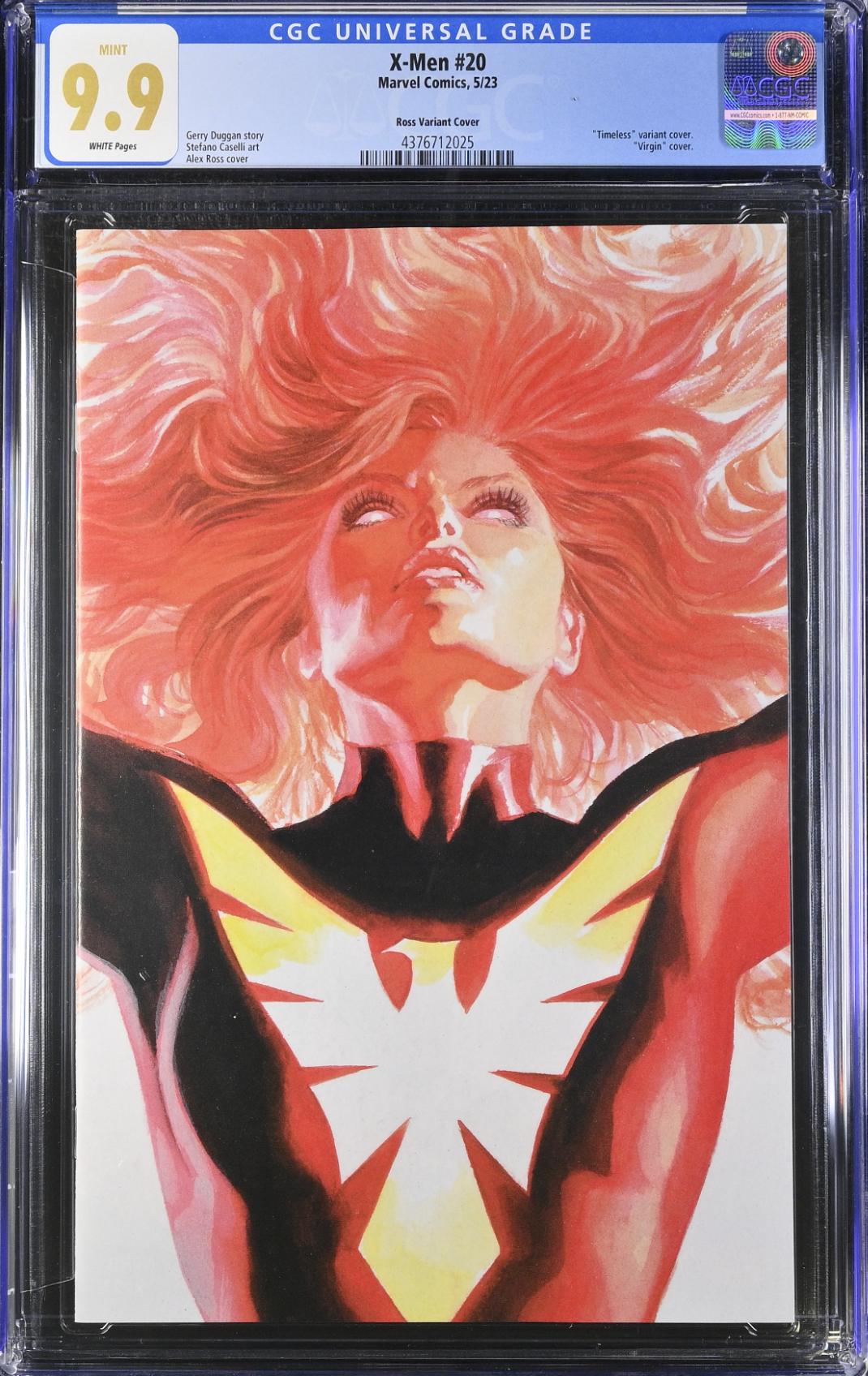 X-Men #20 Alex Ross Dark Phoenix "Timeless" Variant CGC 9.9