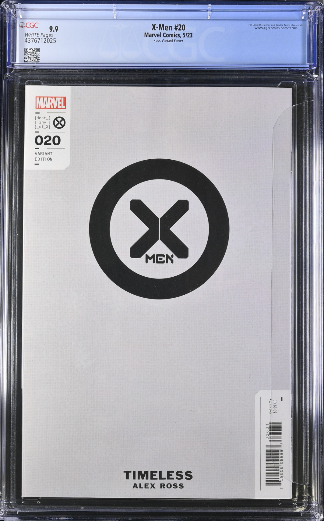 X-Men #20 Alex Ross Dark Phoenix "Timeless" Variant CGC 9.9