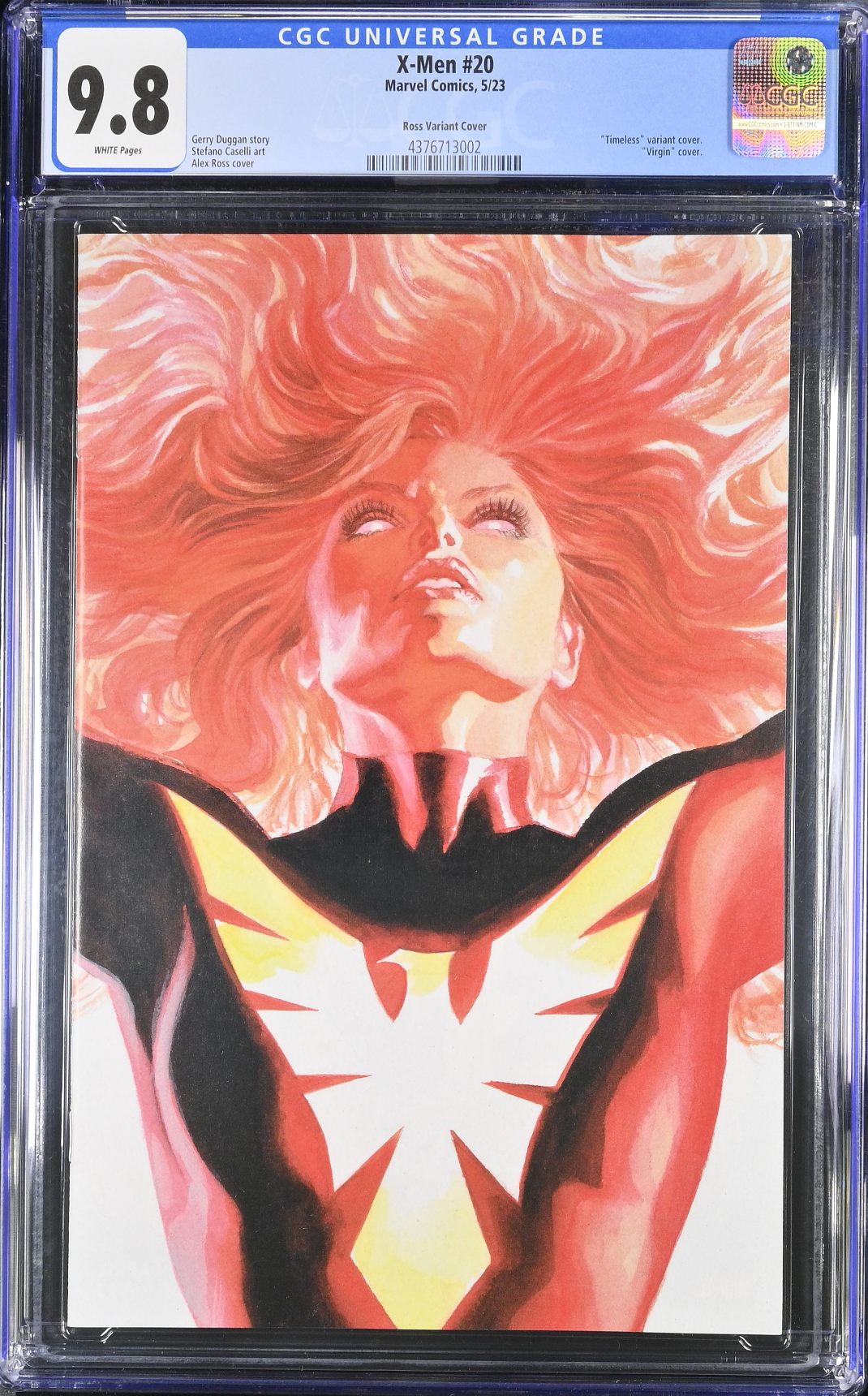 X-Men #20 Alex Ross Dark Phoenix "Timeless" Variant CGC 9.8