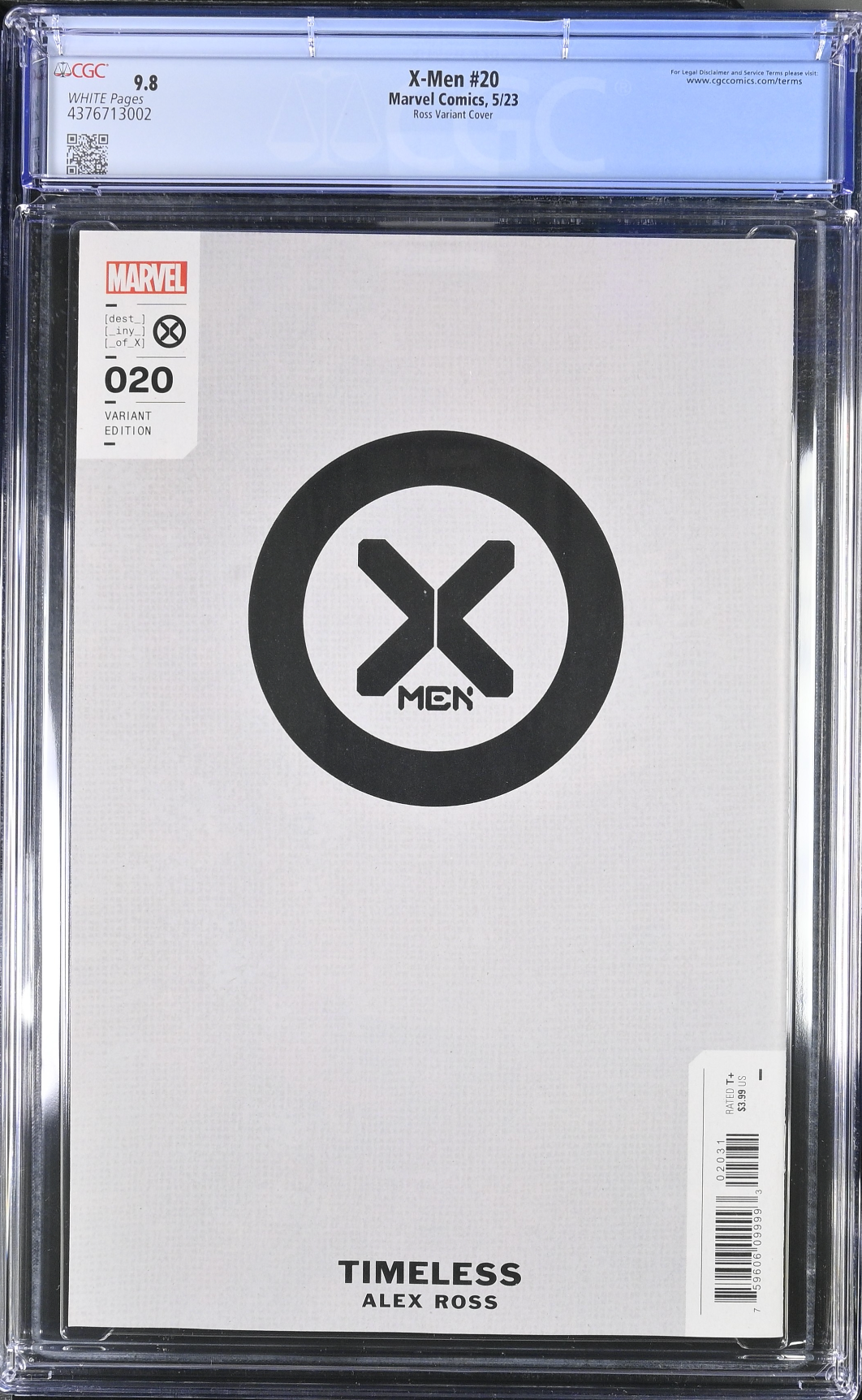 X-Men #20 Alex Ross Dark Phoenix "Timeless" Variant CGC 9.8